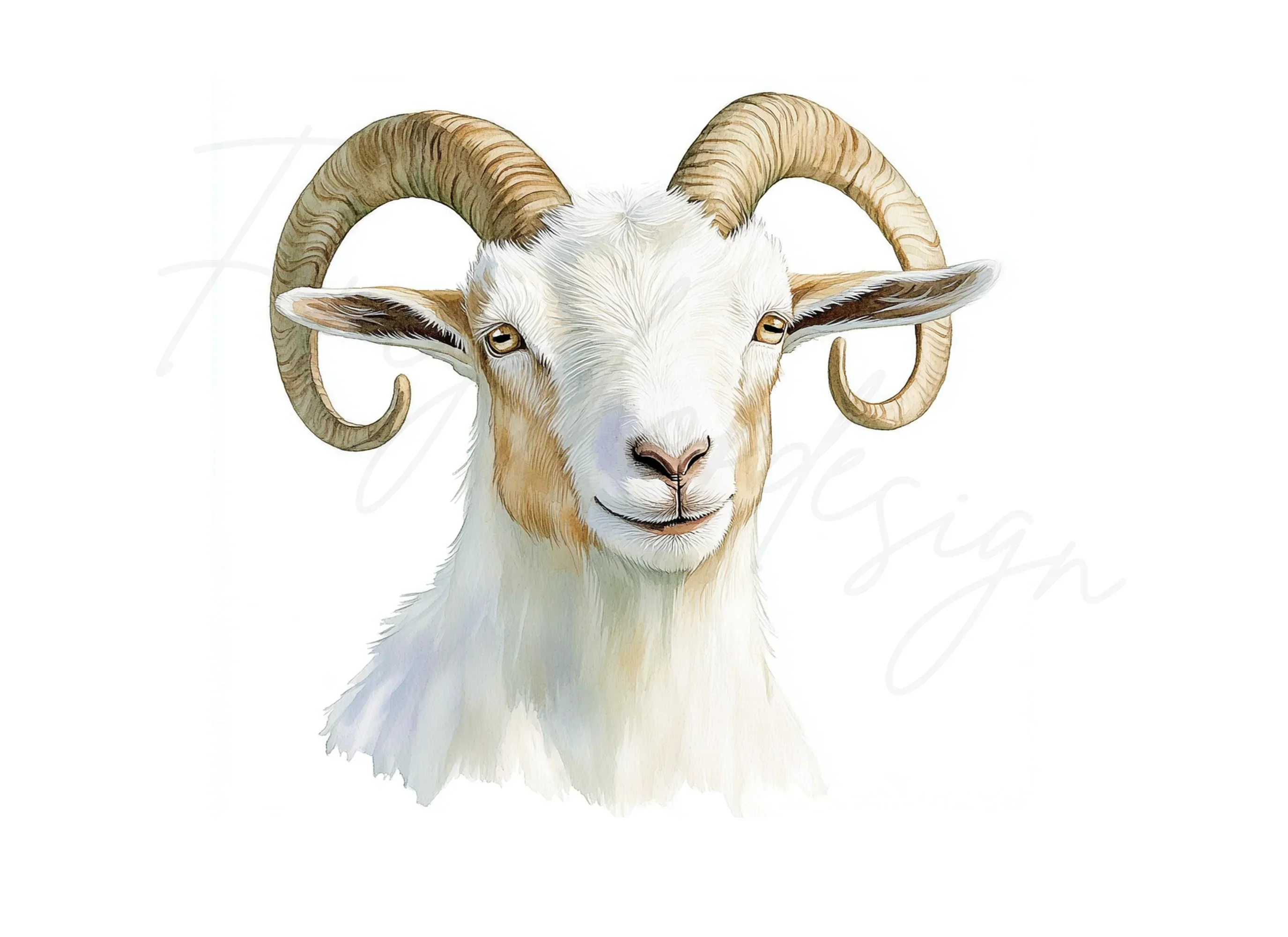 Majestic Ram Head Clipart Bundle - Image 2