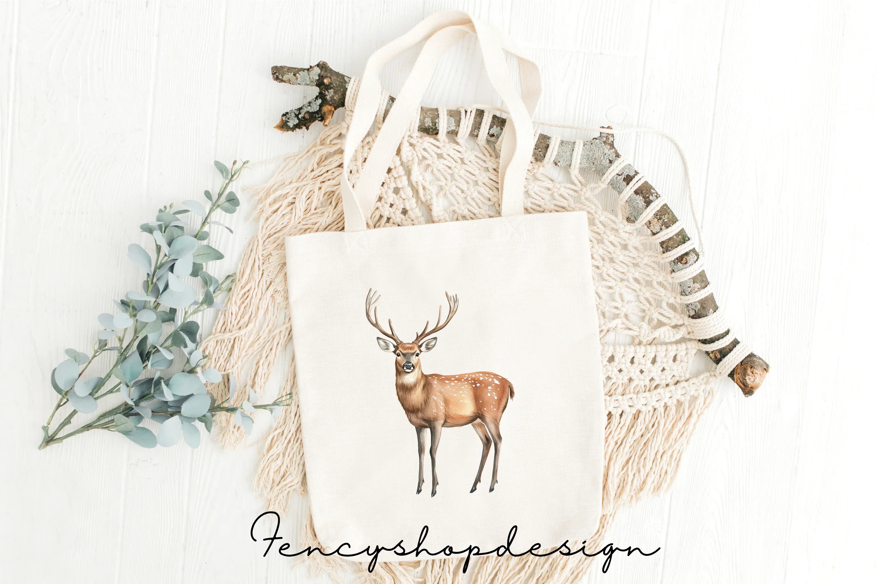 Majestic Realistic Deer Clipart Bundle - Image 8