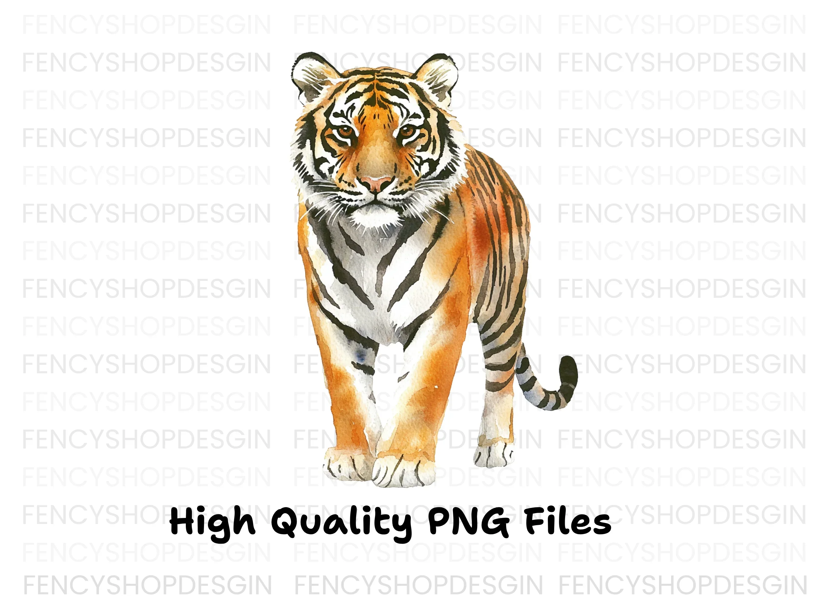 Majestic Tiger Clipart Bundle - Image 2