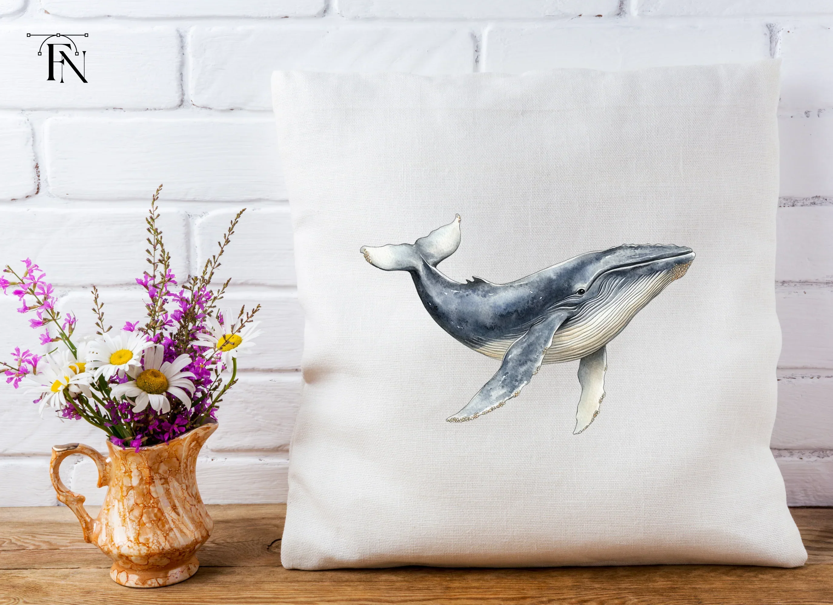 Majestic Whale Duo Clipart Bundle - Image 5