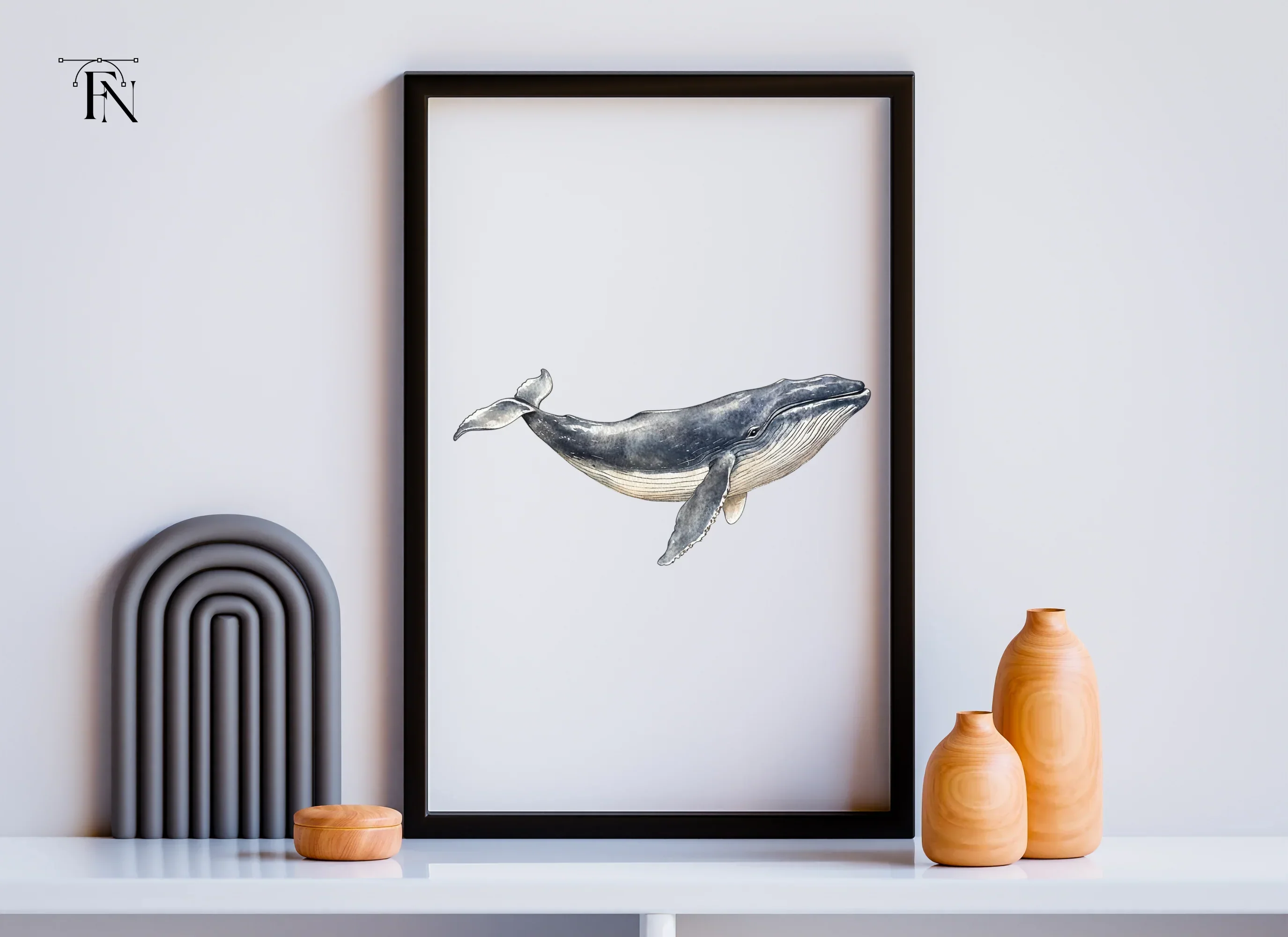 Majestic Whale Duo Clipart Bundle - Image 6
