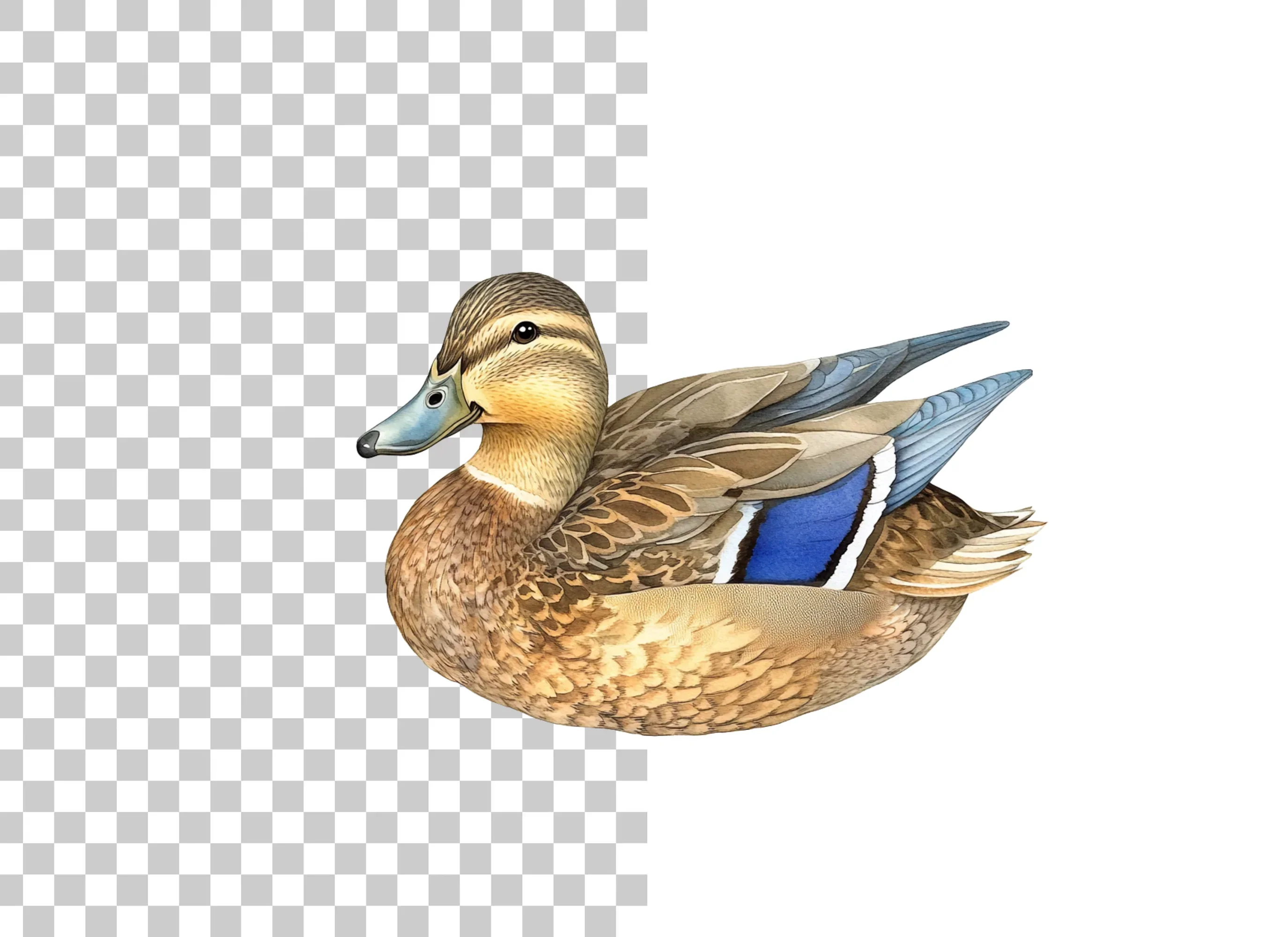 Mallard Duck Female Clipart Bundle - Image 2
