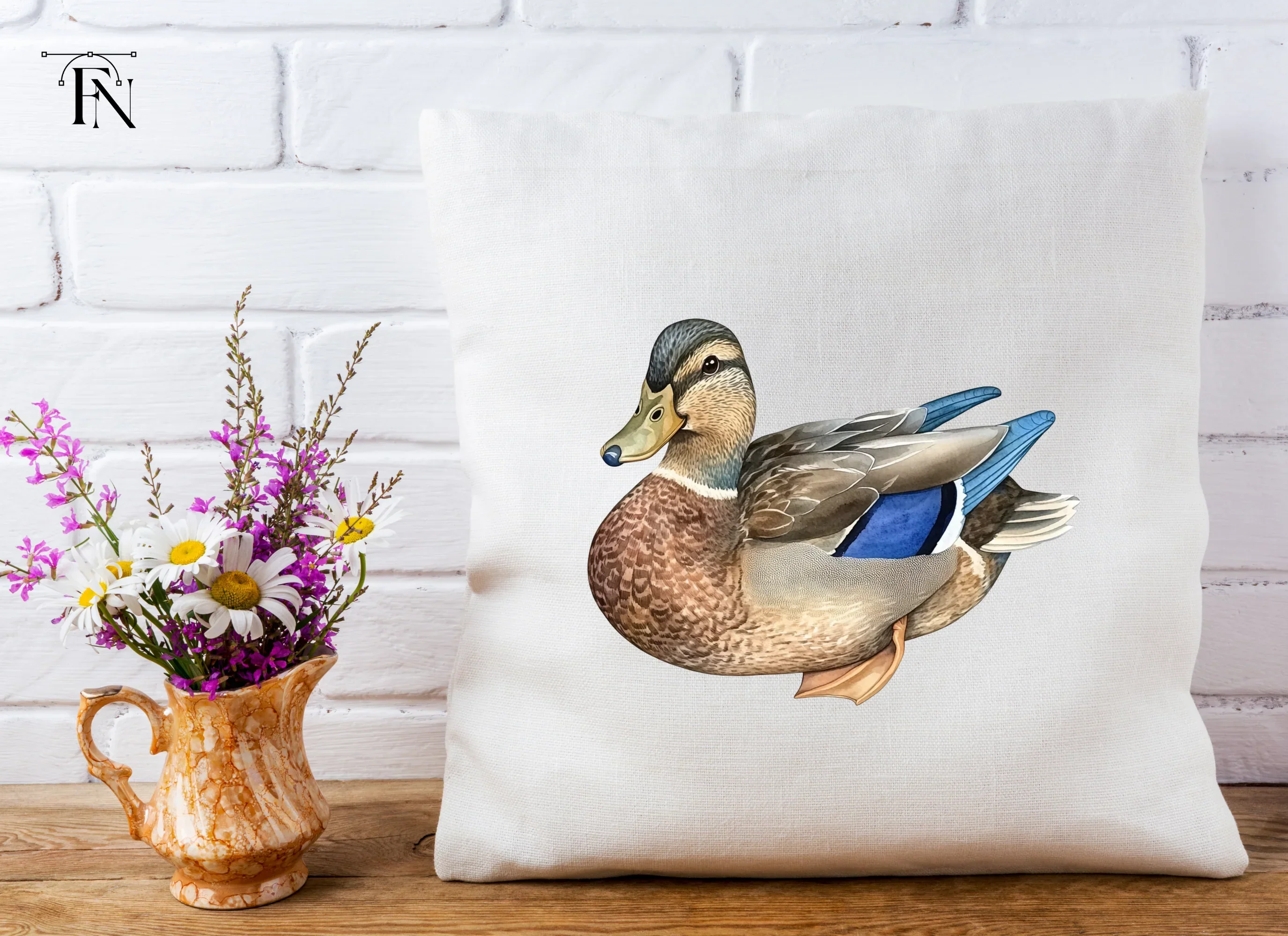 Mallard Duck Female Clipart Bundle - Image 5