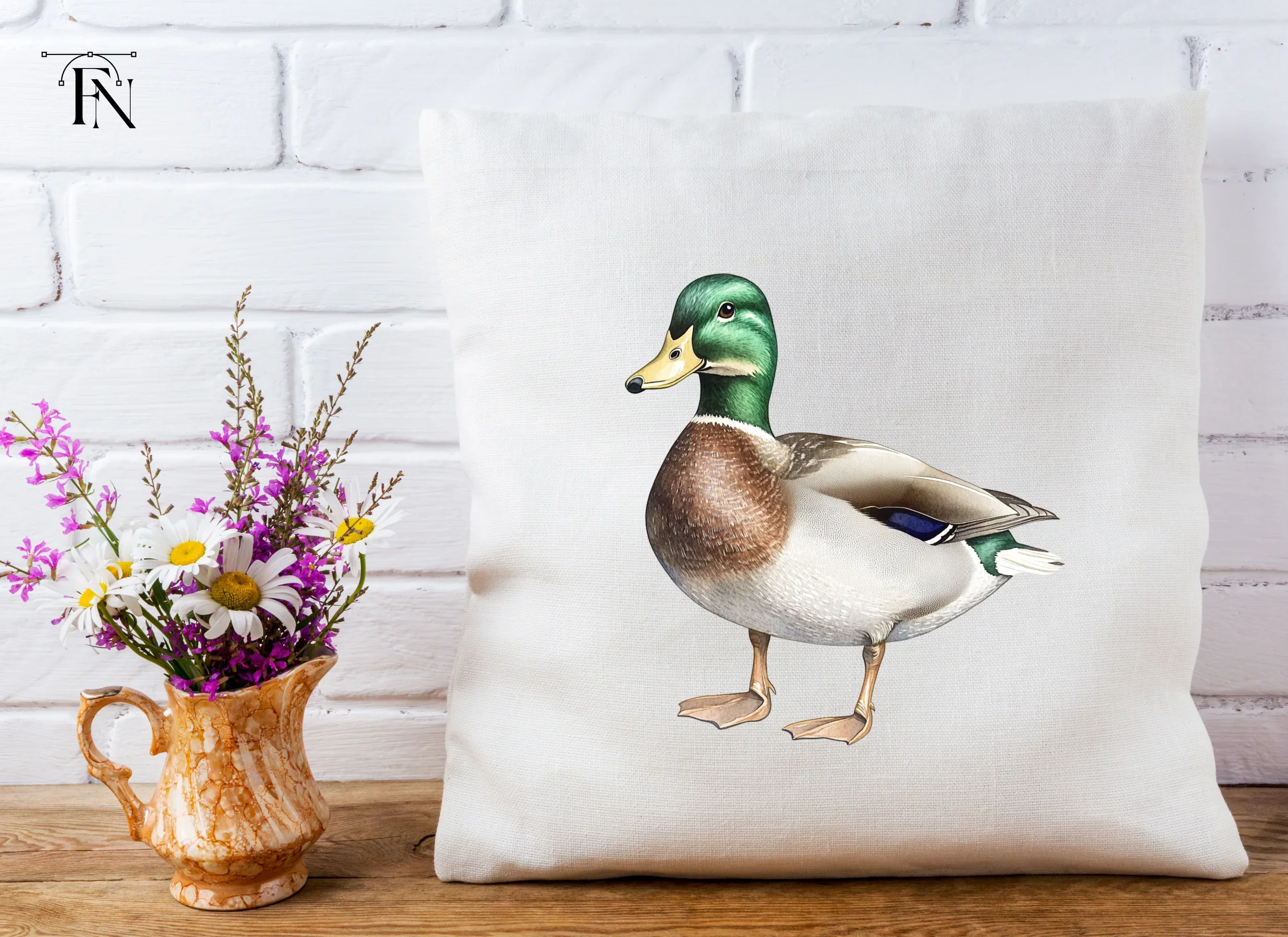 Mallard Duck Male Clipart Bundle - Image 3