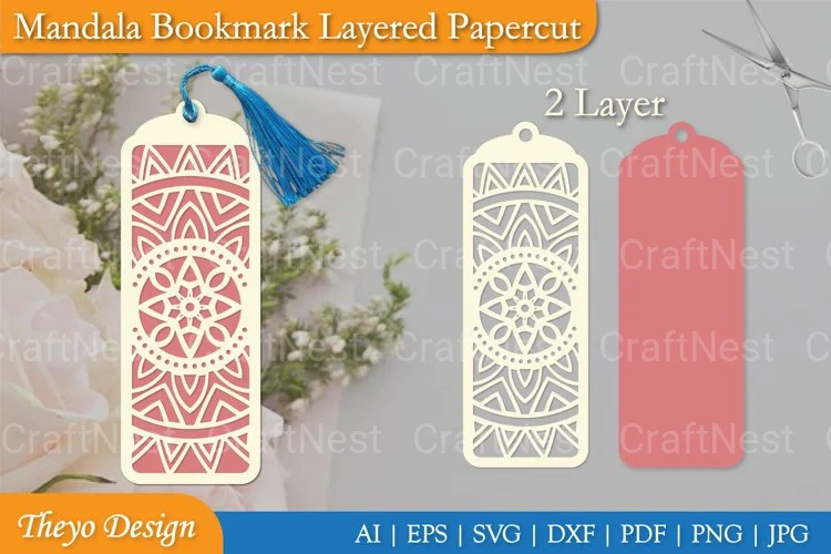 Mandala Layered Papercut SVG Bundle