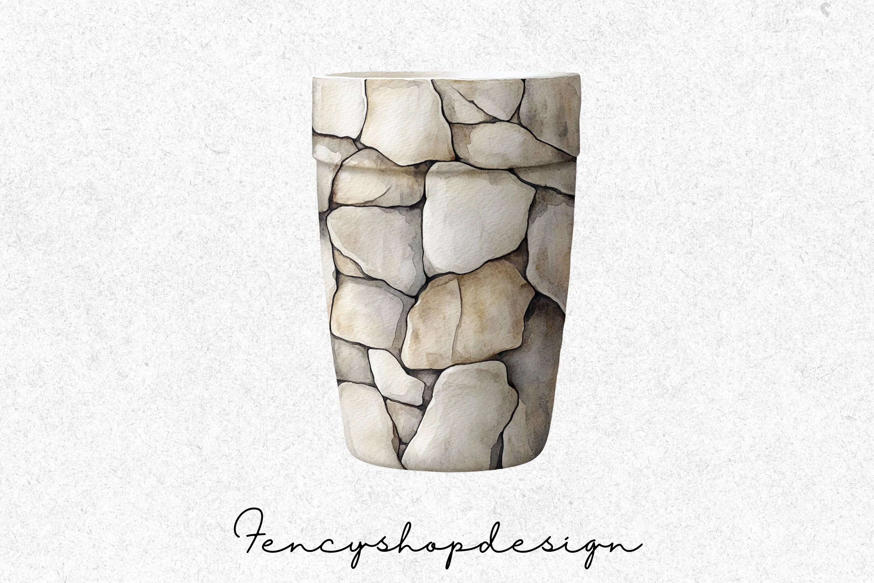 Marble Agate Tumbler Designs Clipart Bundle - Image 4