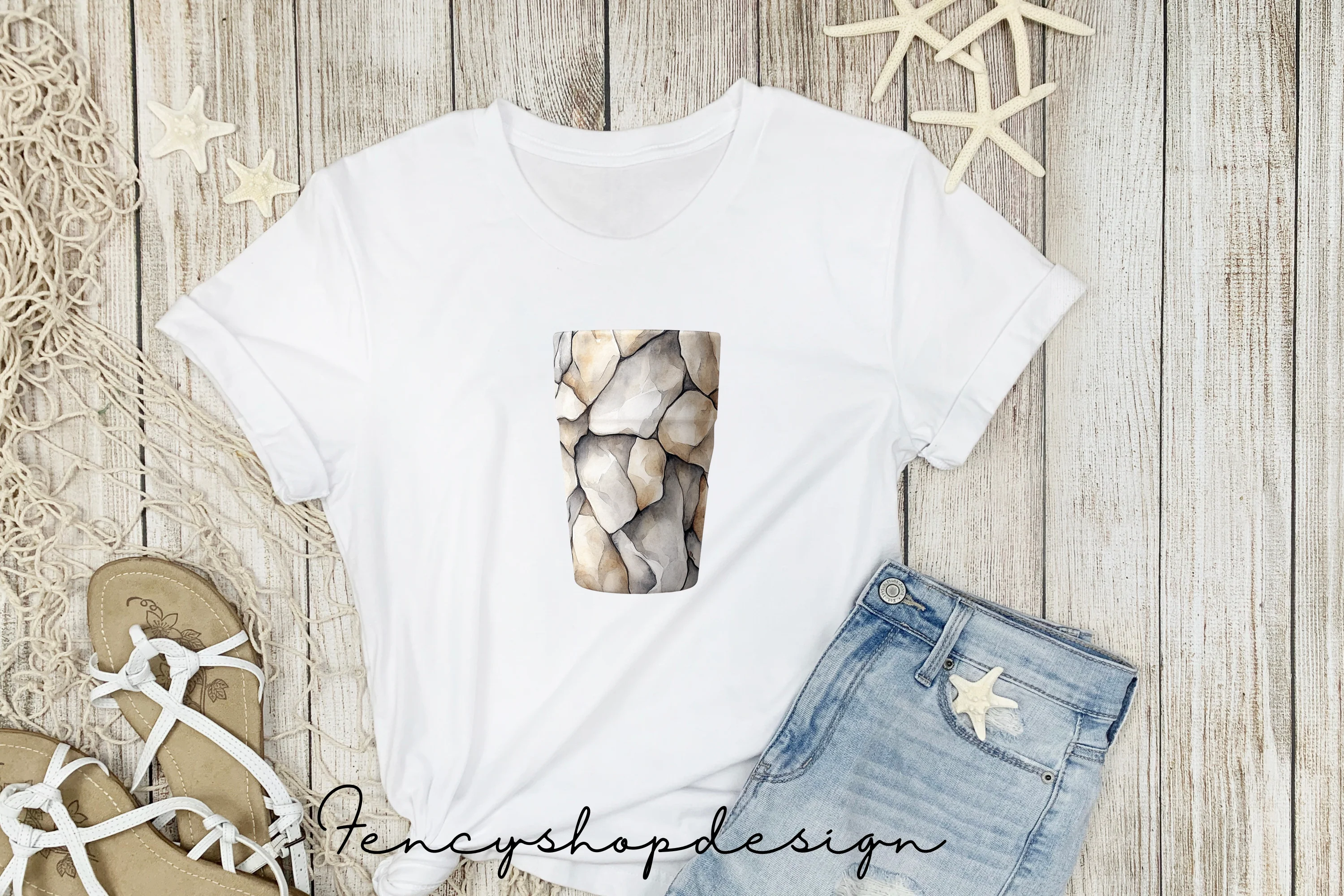 Marble Agate Tumbler Designs Clipart Bundle - Image 5