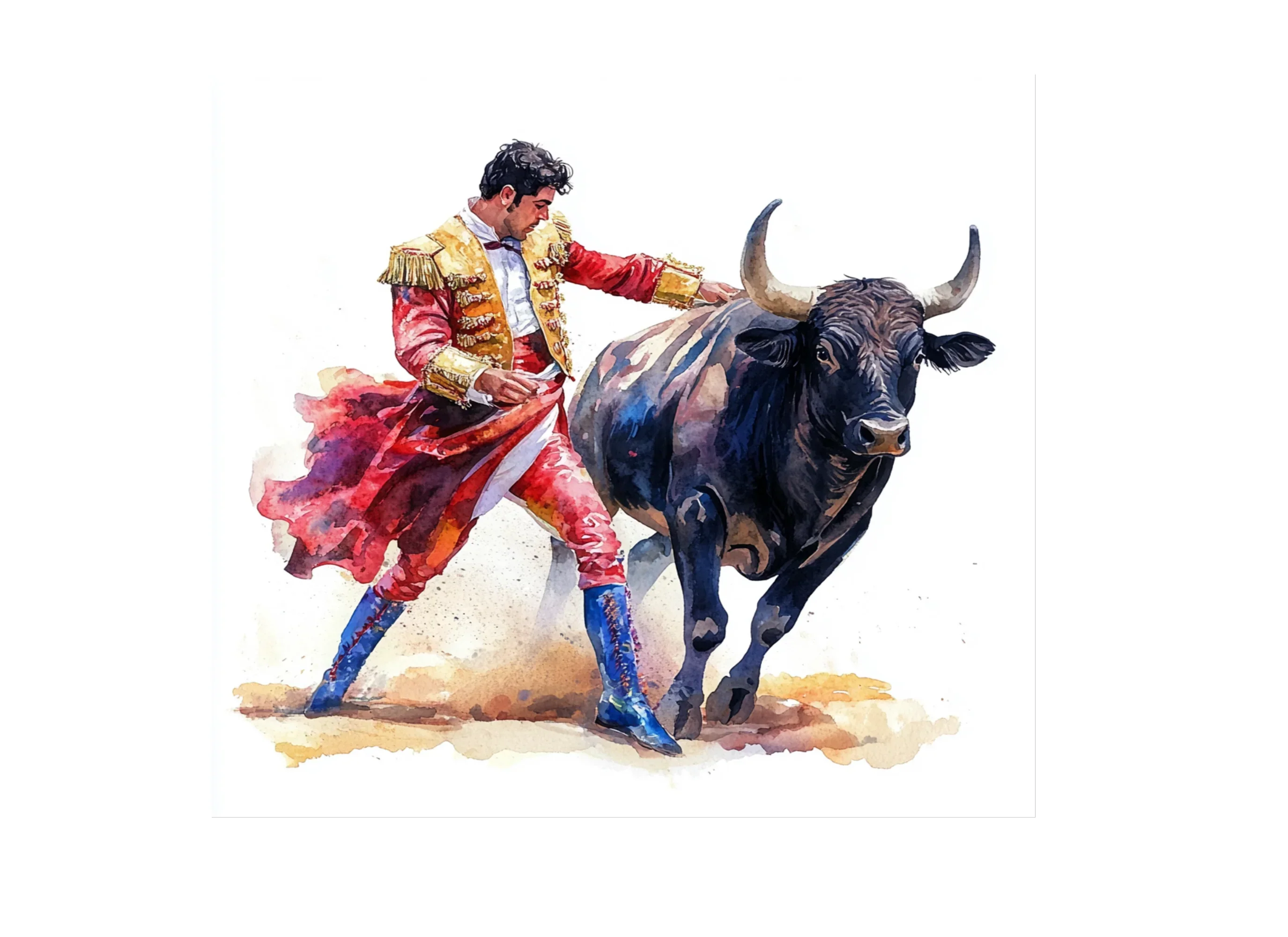 Matador and Bull Clipart Bundle - Image 2