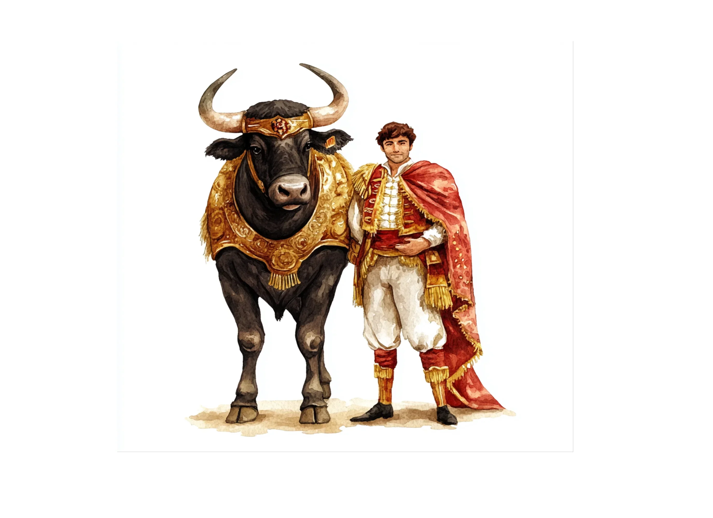 Matador and Bull Clipart Bundle - Image 3