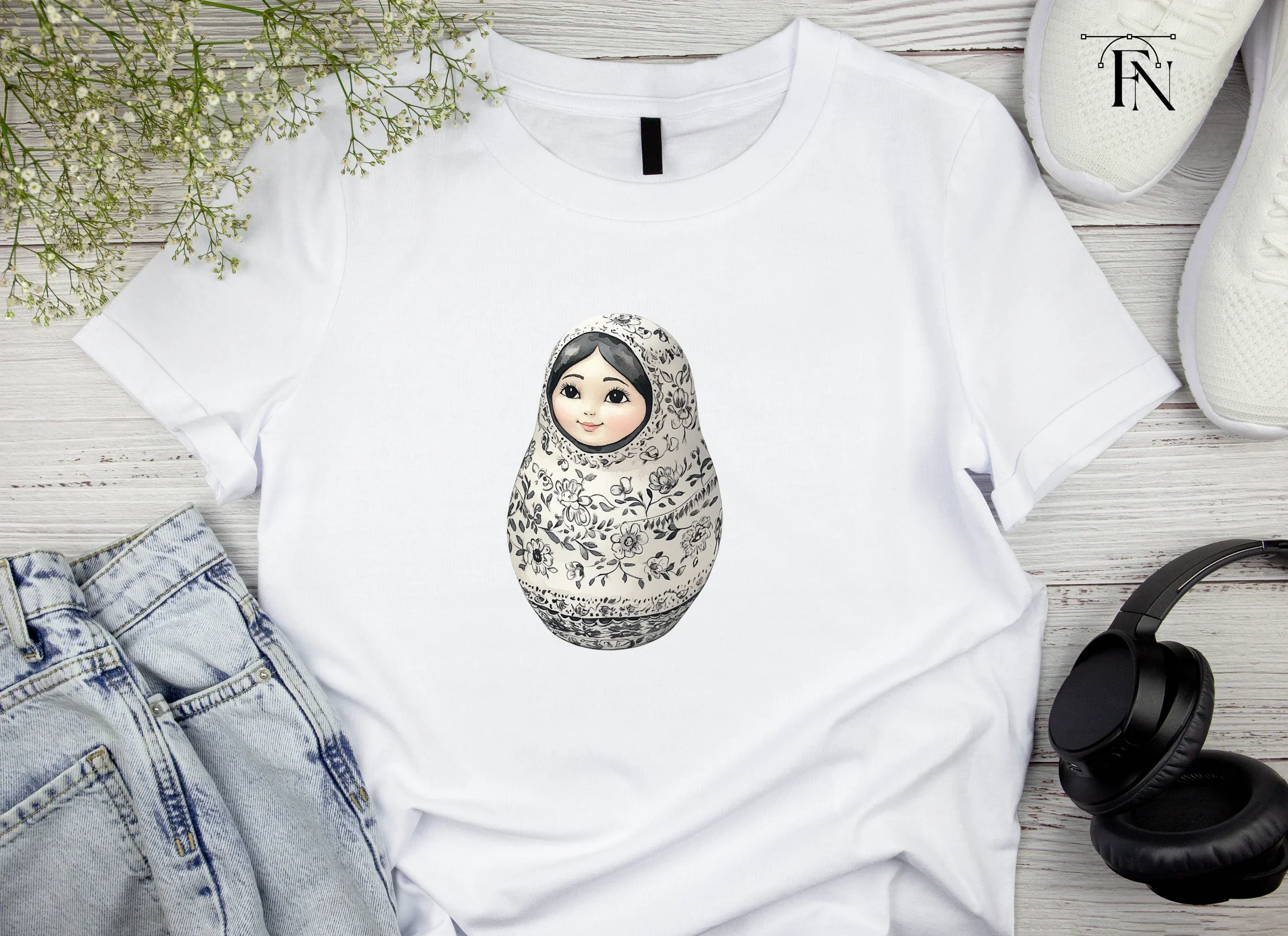 Matryoshka Doll Clipart Bundle - Image 3