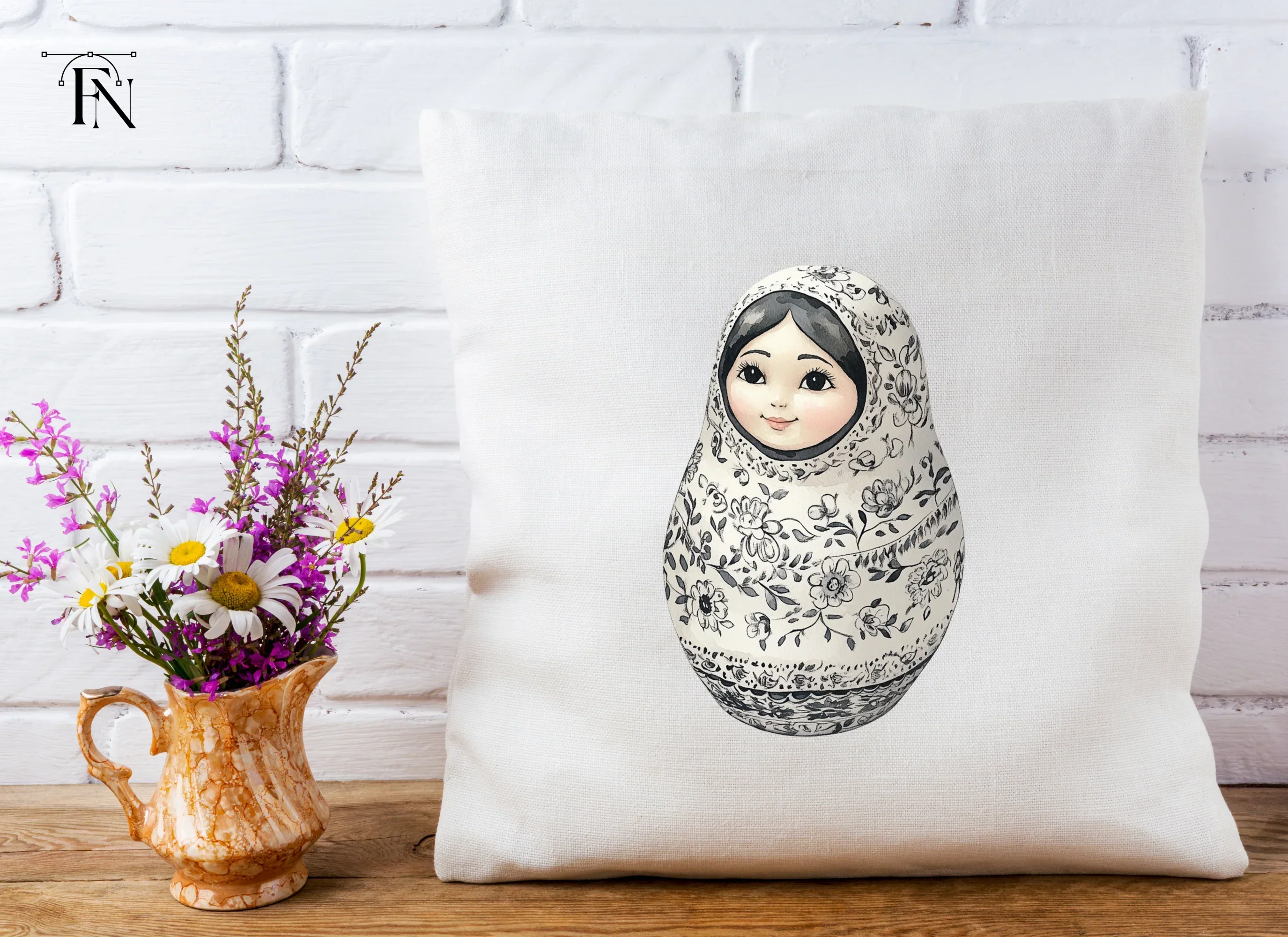 Matryoshka Doll Clipart Bundle - Image 4