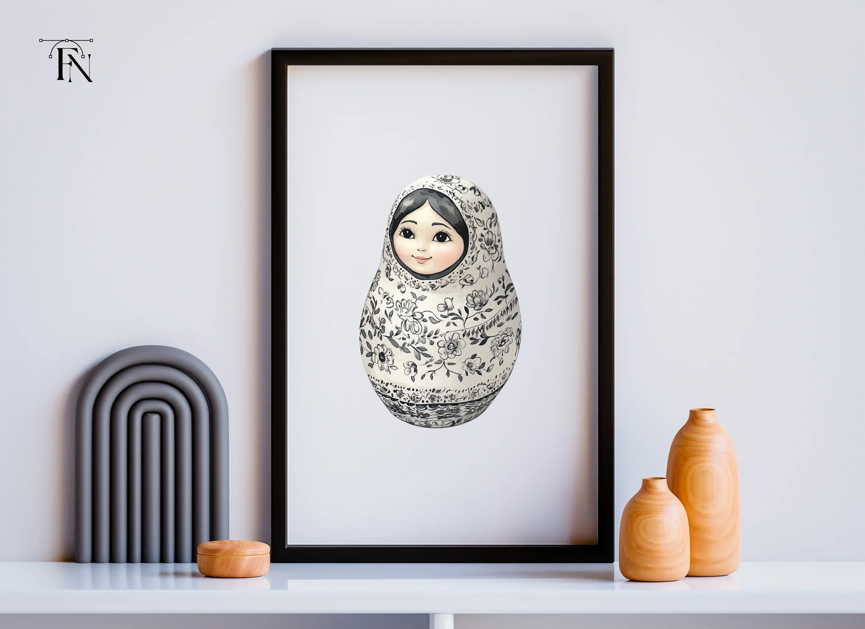Matryoshka Doll Clipart Bundle - Image 5