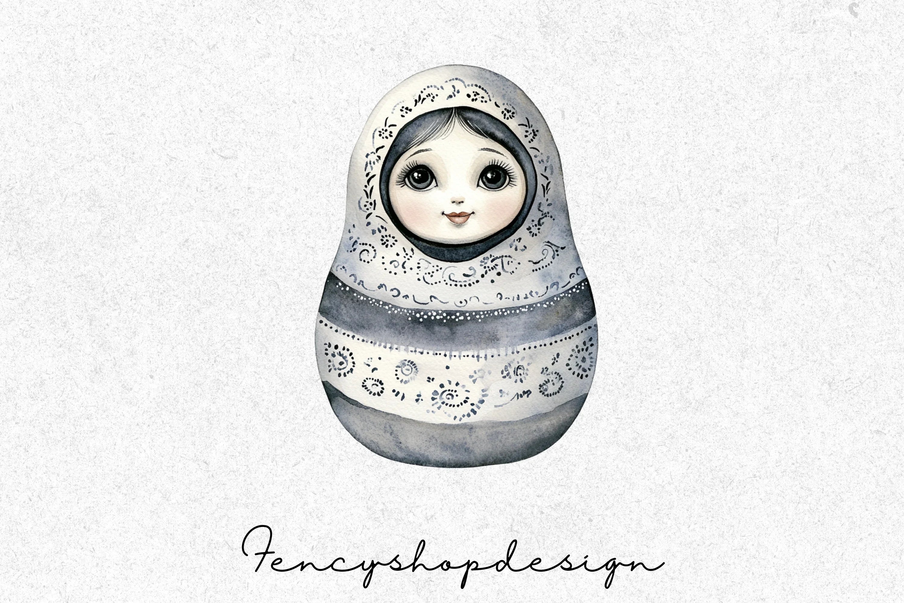 Matryoshka Penguins Clipart Bundle - Image 4