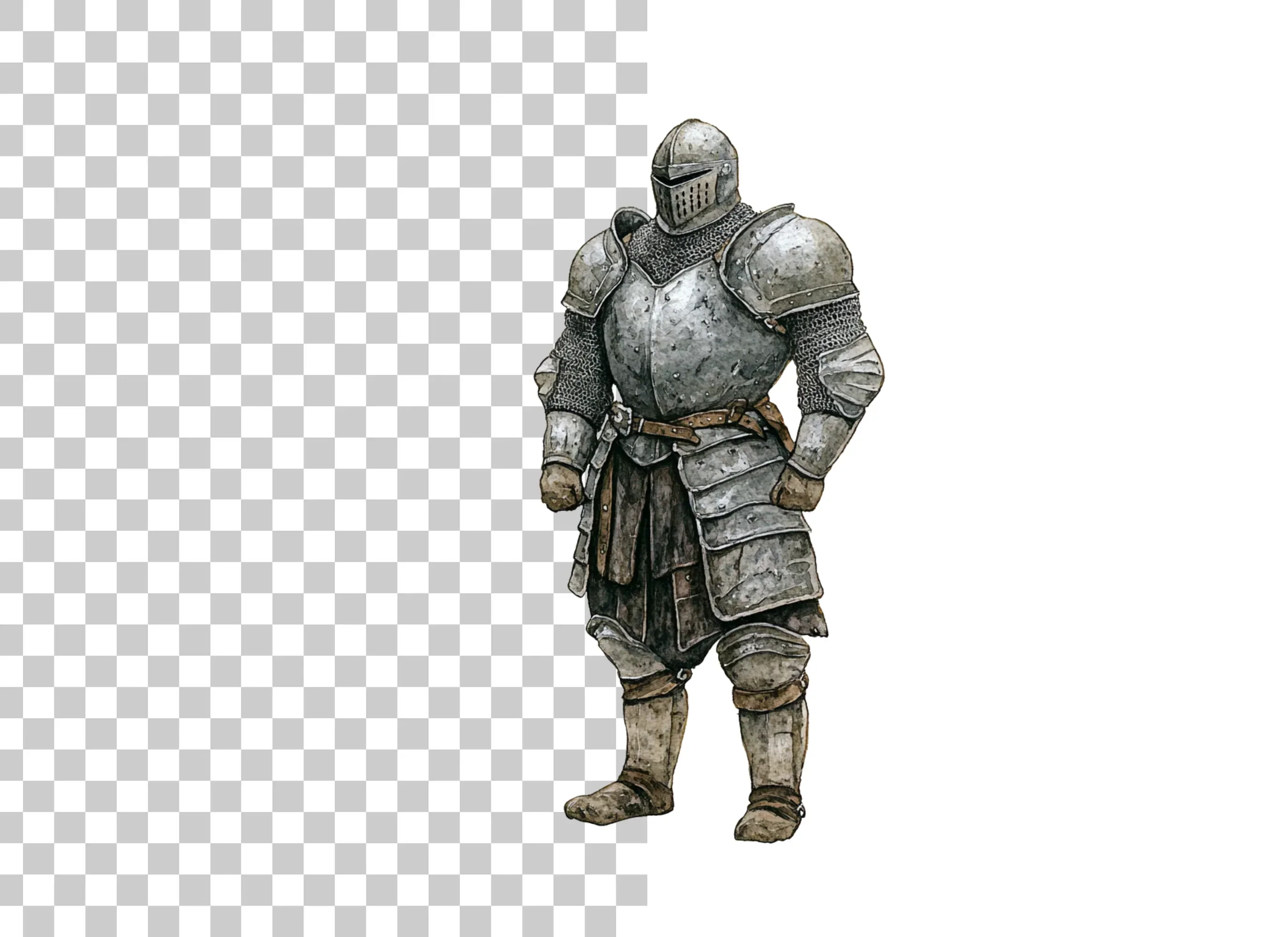 Medieval Knight Armor Clipart Bundle - Image 2