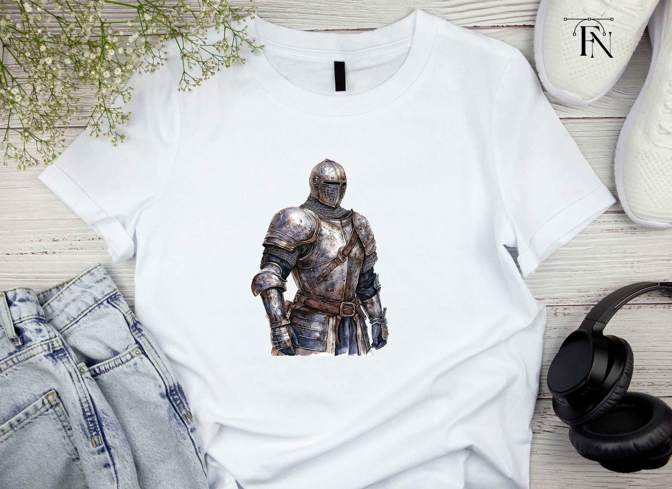 Medieval Knights in Armor Clipart Bundle - Image 4