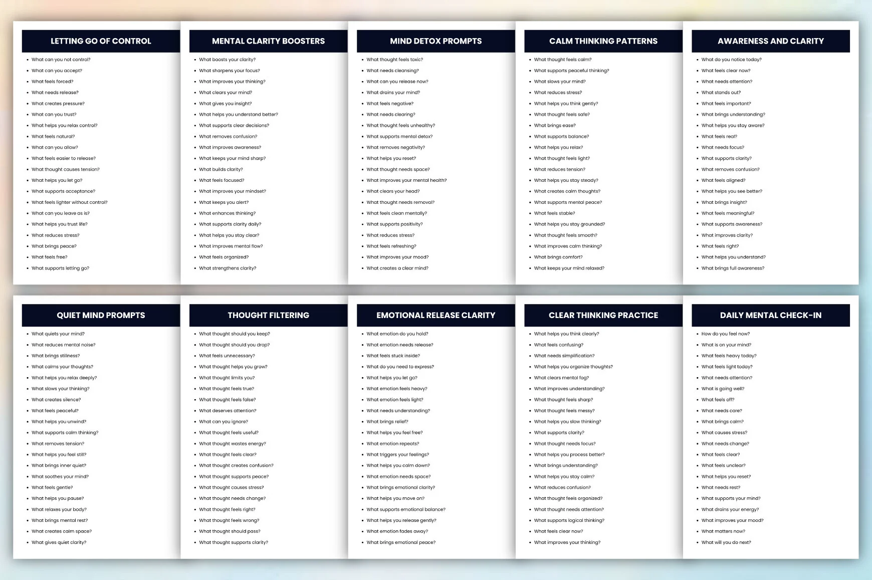 Mental Clarity Prompts - Image 6