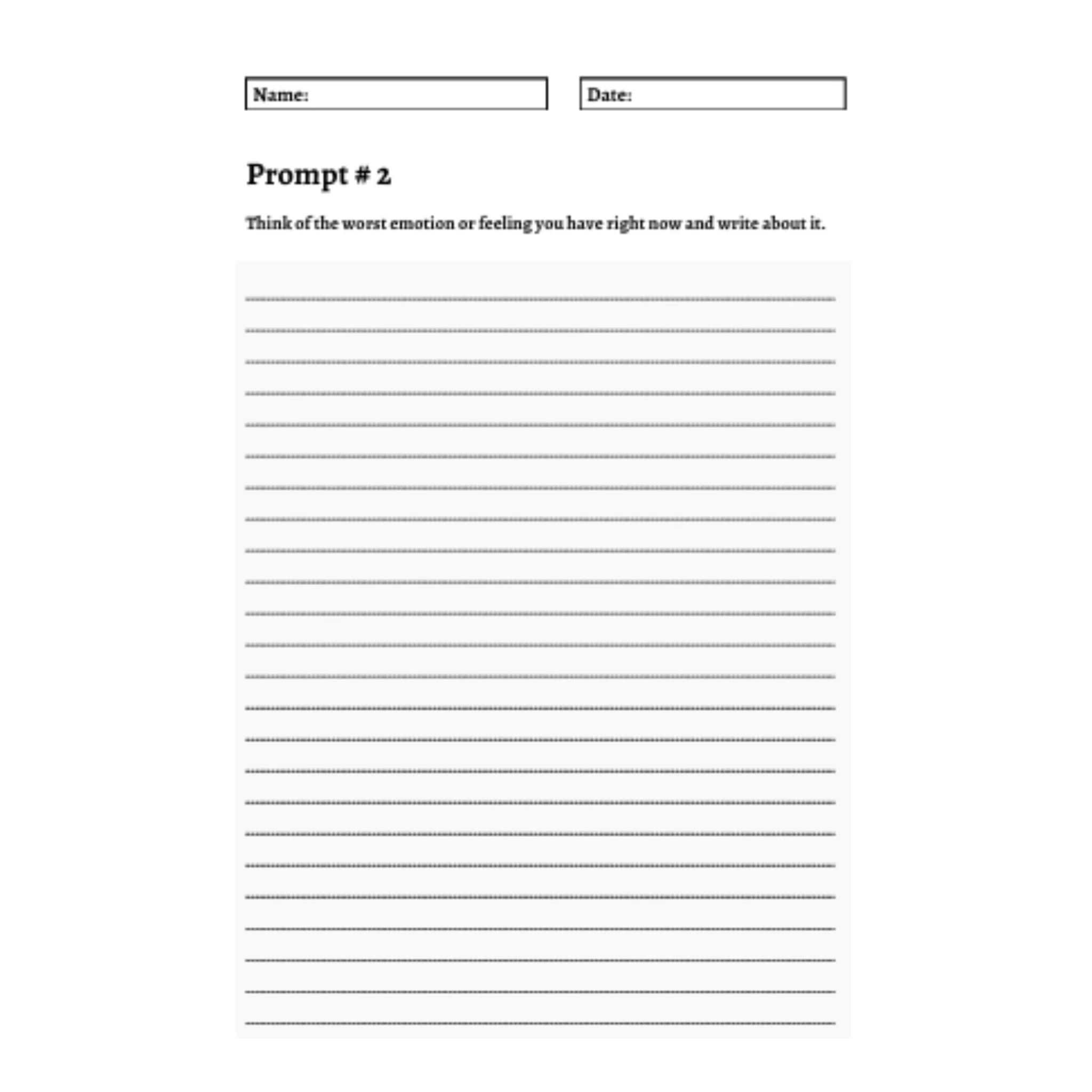 Mental Health Journal Prompts Bundle - Image 3