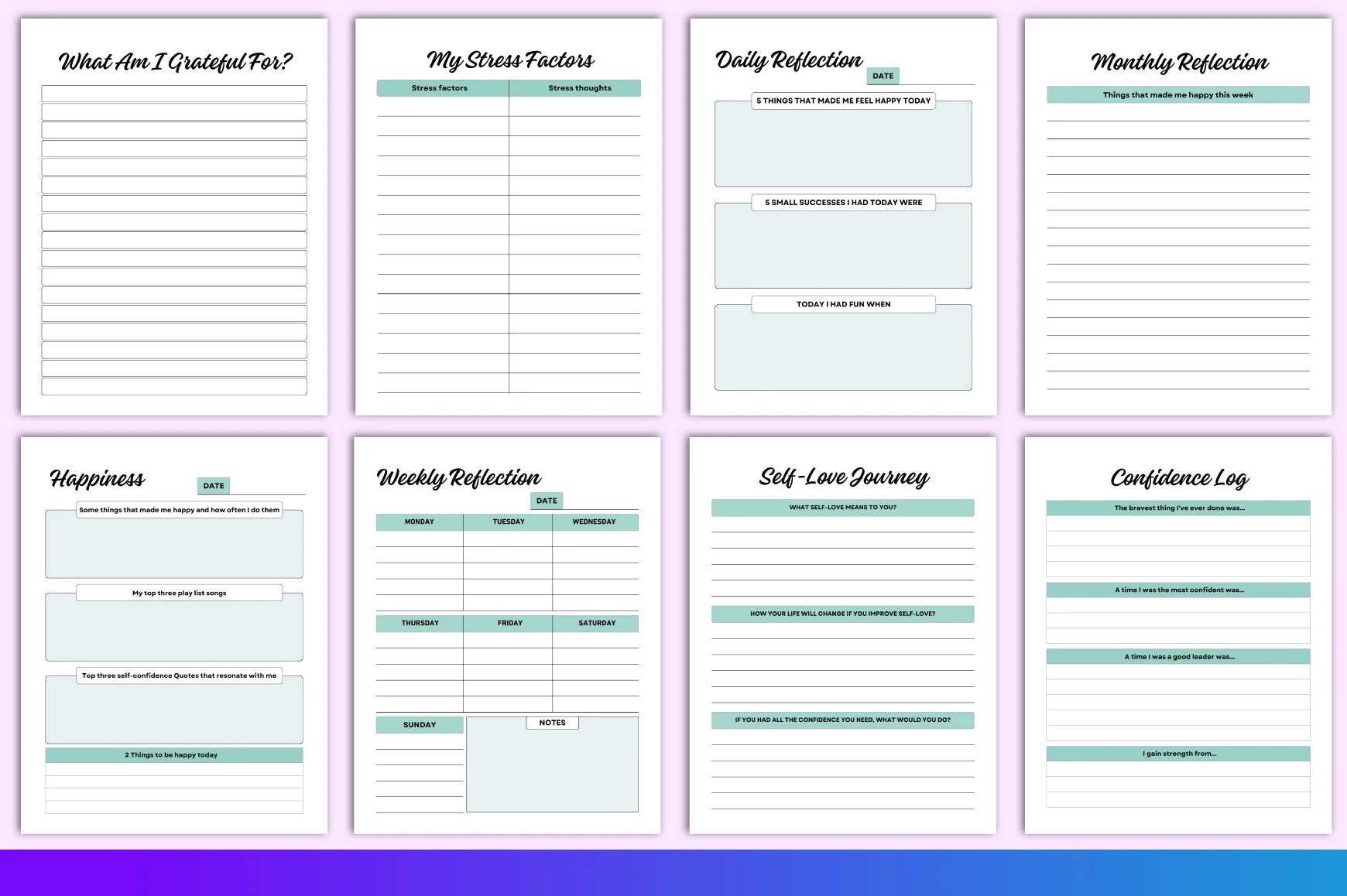 Mental Health Planner for Wellbeing - Image 4