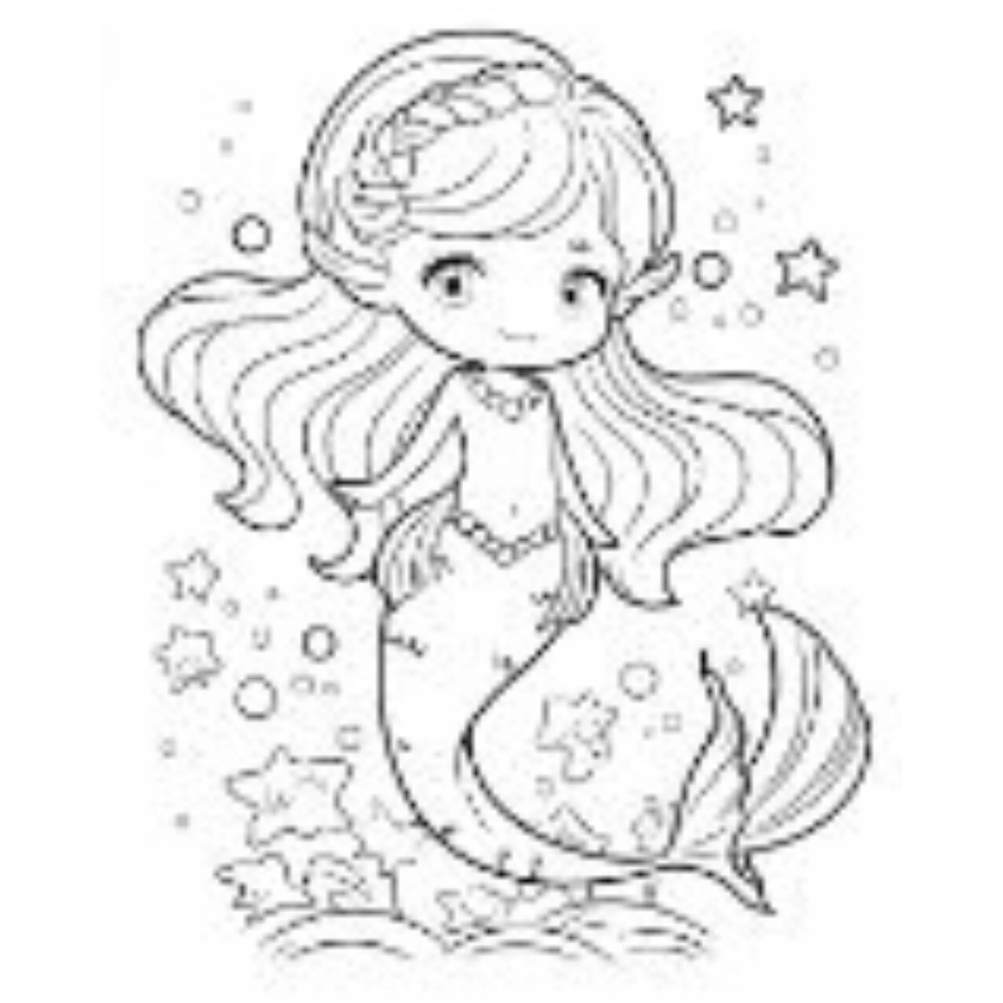 Mermaid Coloring Pages