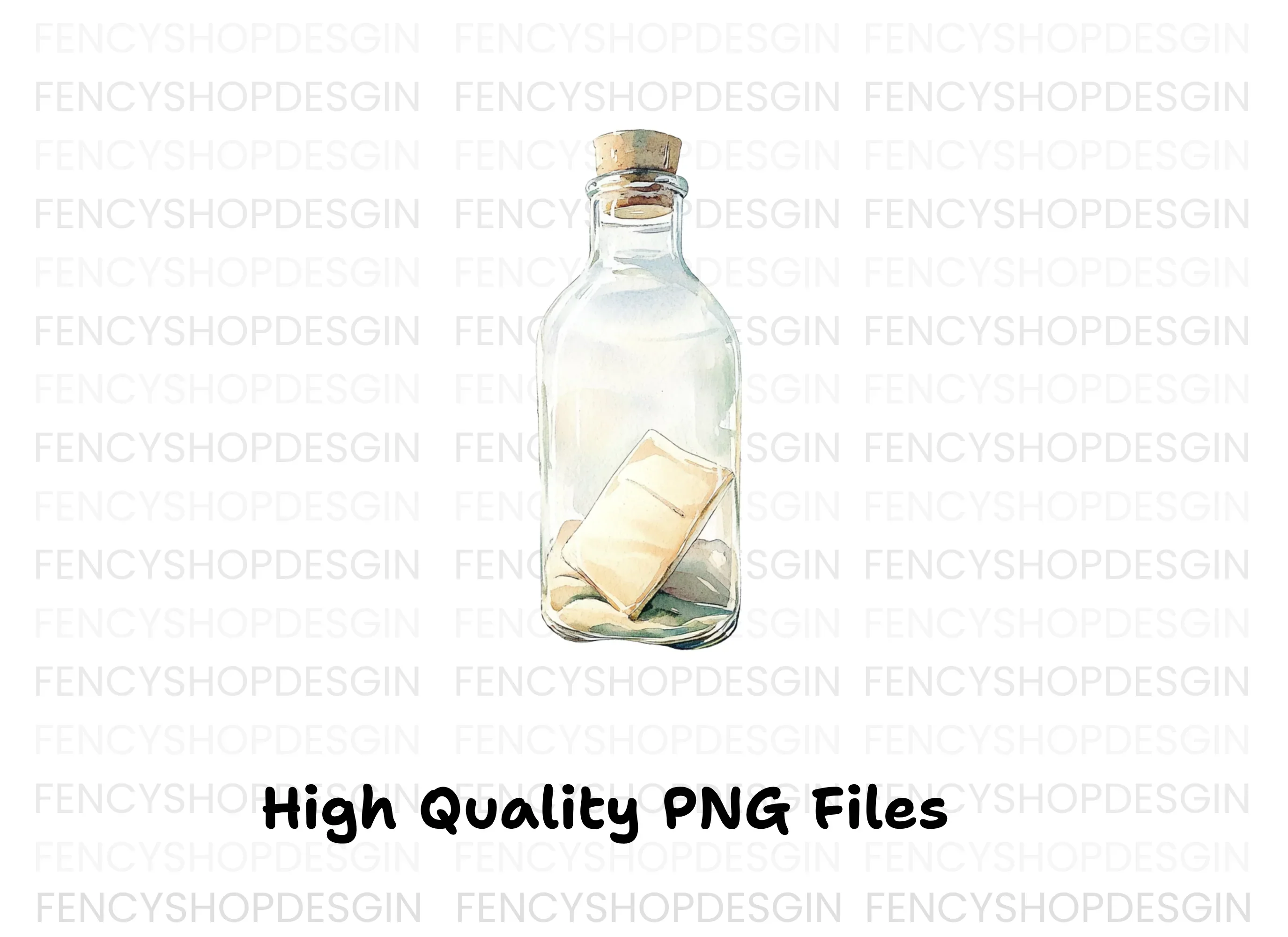 Message in a Bottle Clipart Bundle - Image 2