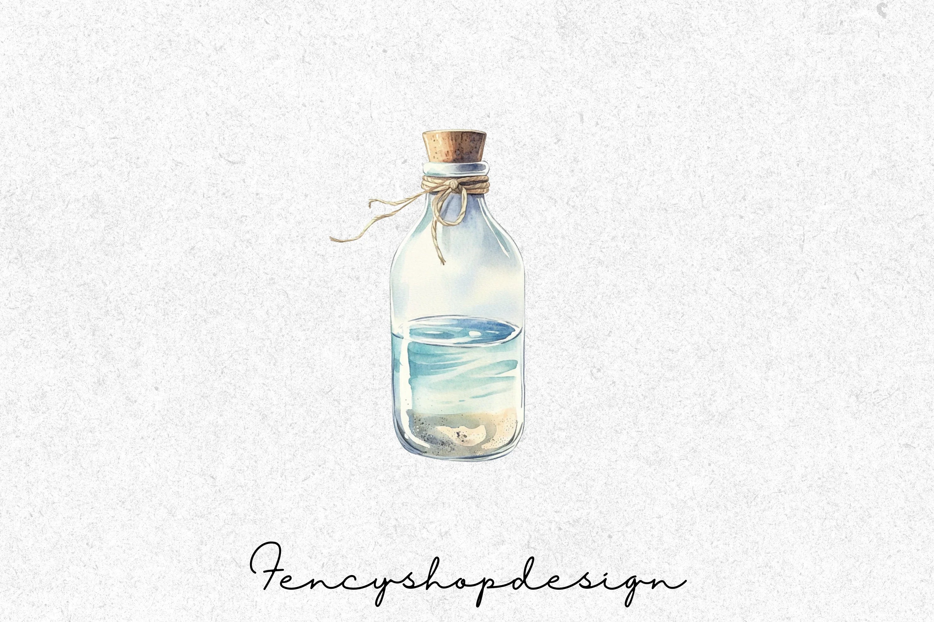 Message in a Bottle Clipart Bundle - Image 3
