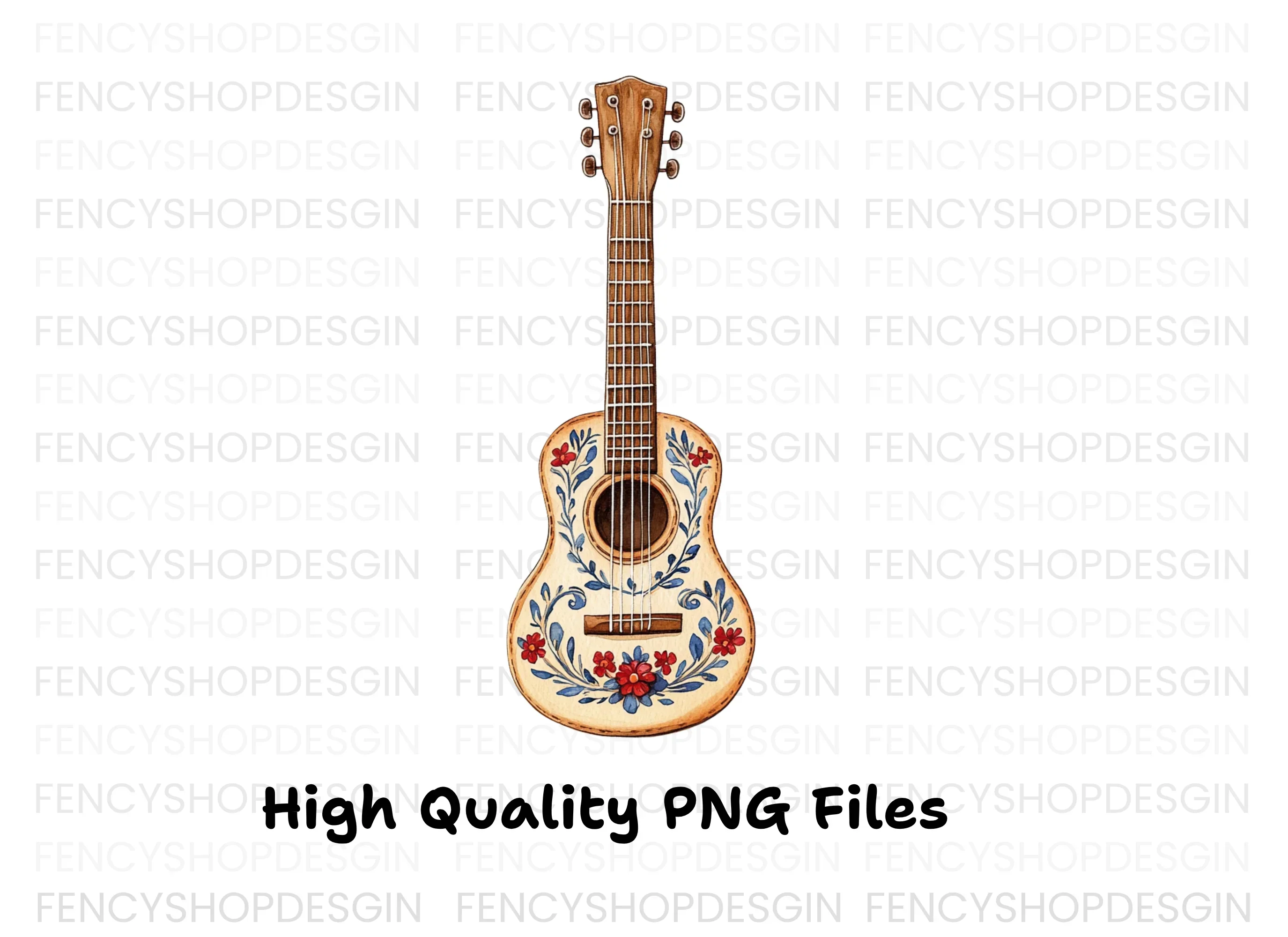 Mexican Guitar Clipart Bundle - Image 3