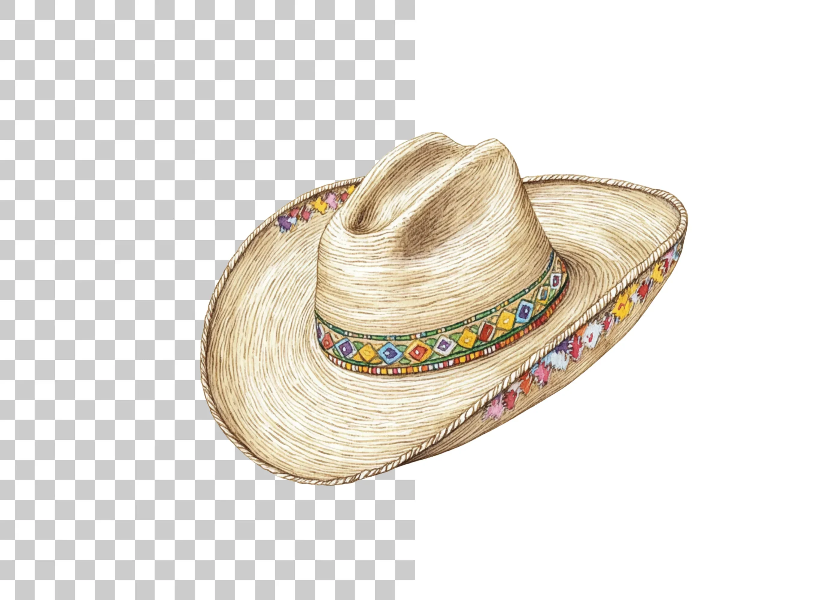 Mexican Sombrero Hat Clipart Bundle - Image 2