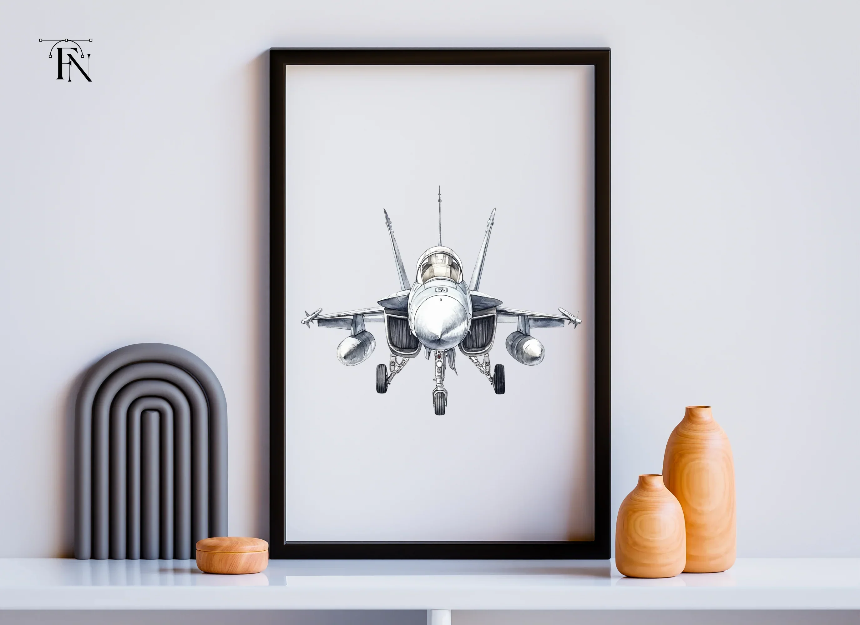 Military Fighter Jets Clipart Bundle - Image 3