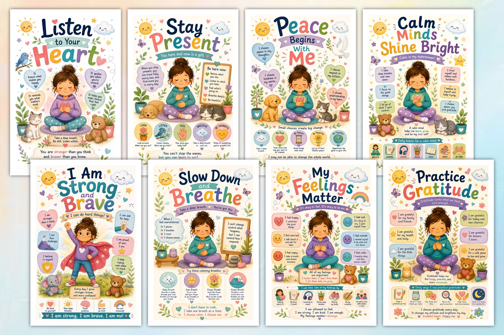 Mindful Calming Posters For Kids - Image 2