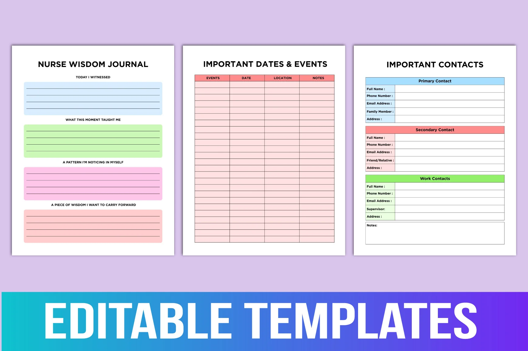 Mindful Nurses Planner - Image 3