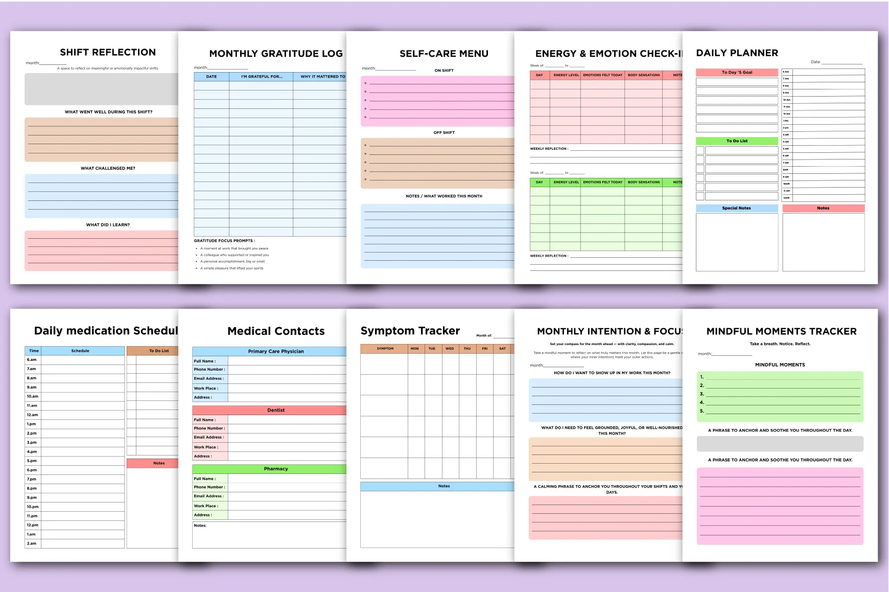 Mindful Nurses Planner - Image 6