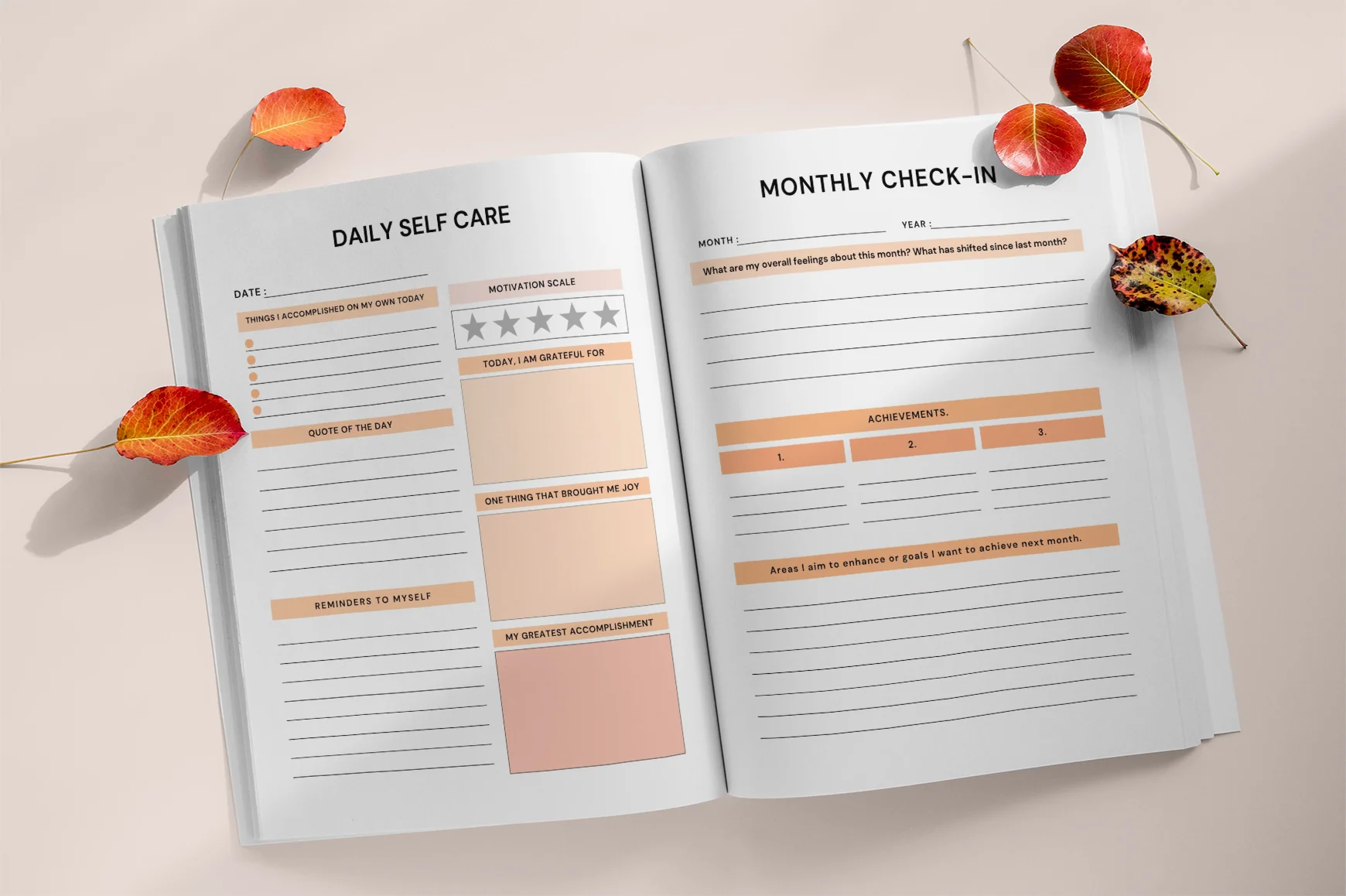 Mindfulness Mental Health Healing Journal - Image 4