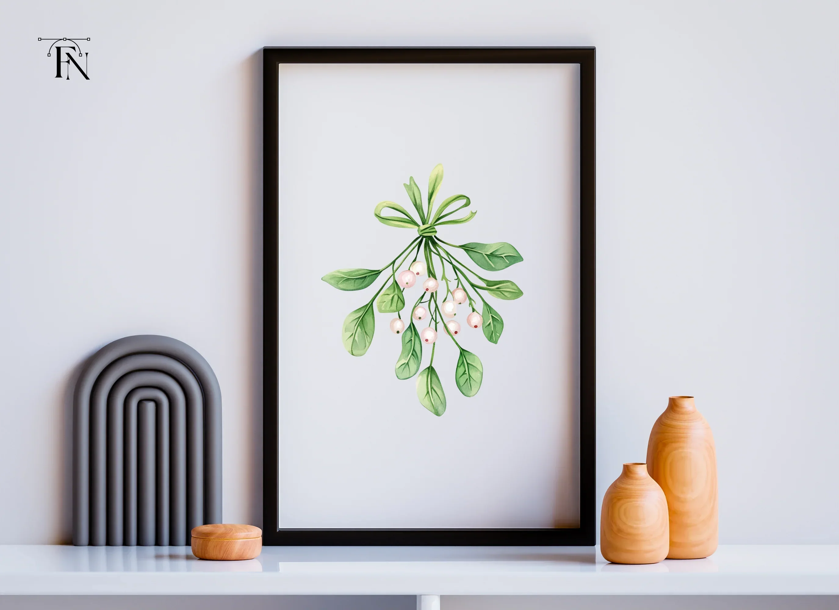 Mistletoe Clipart Bundle - Image 6