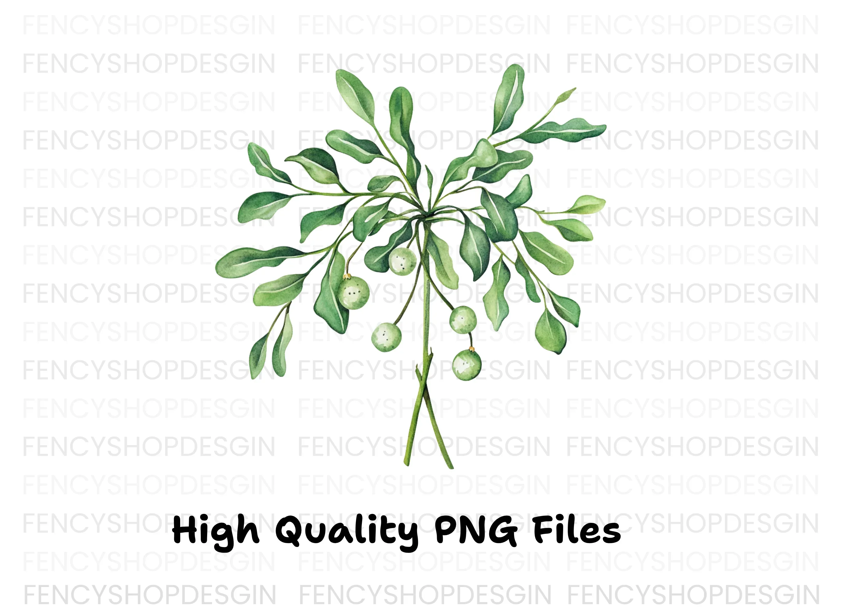 Mistletoe Clipart Bundle - Image 2