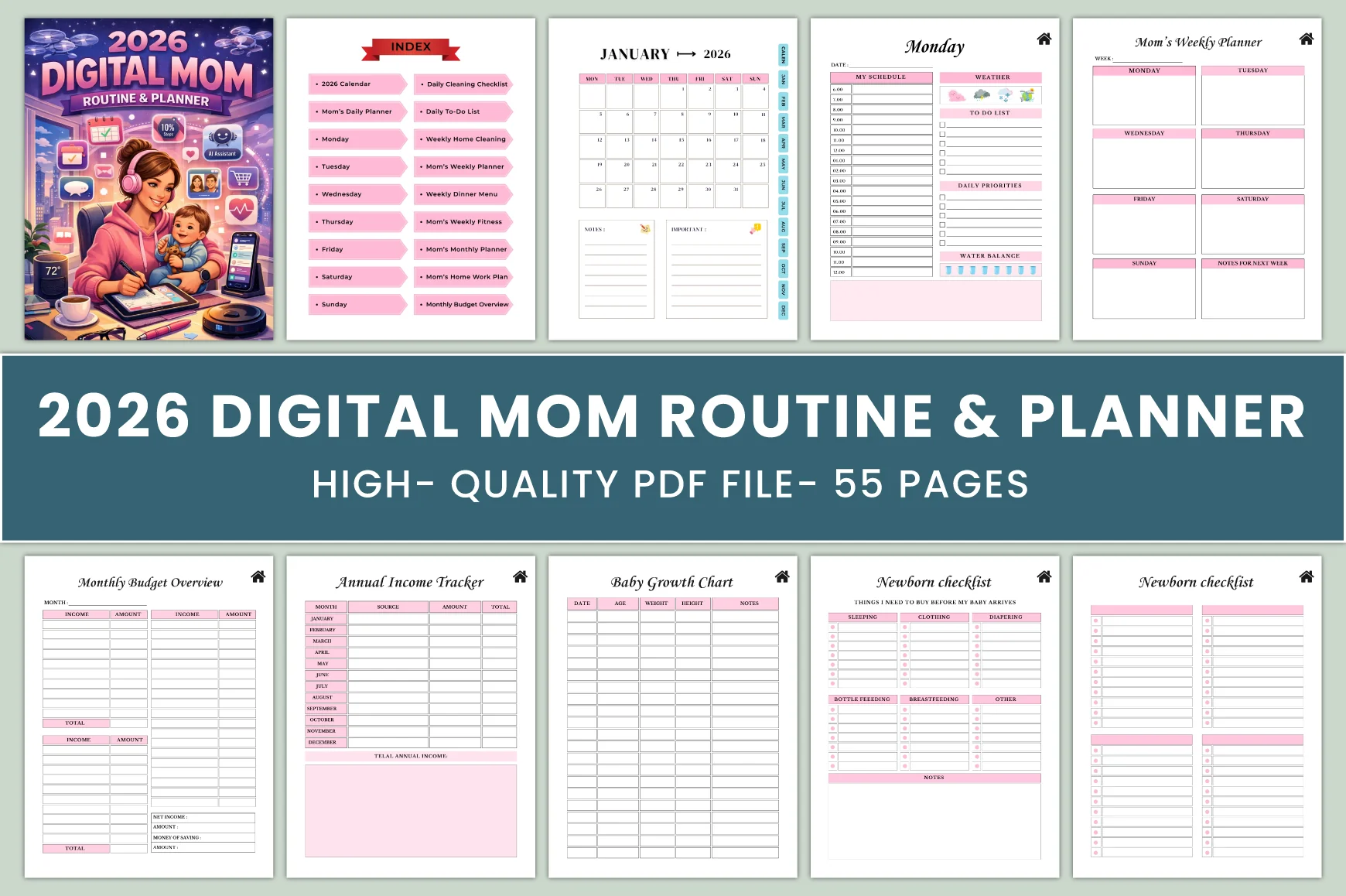 Mom Routine Planner