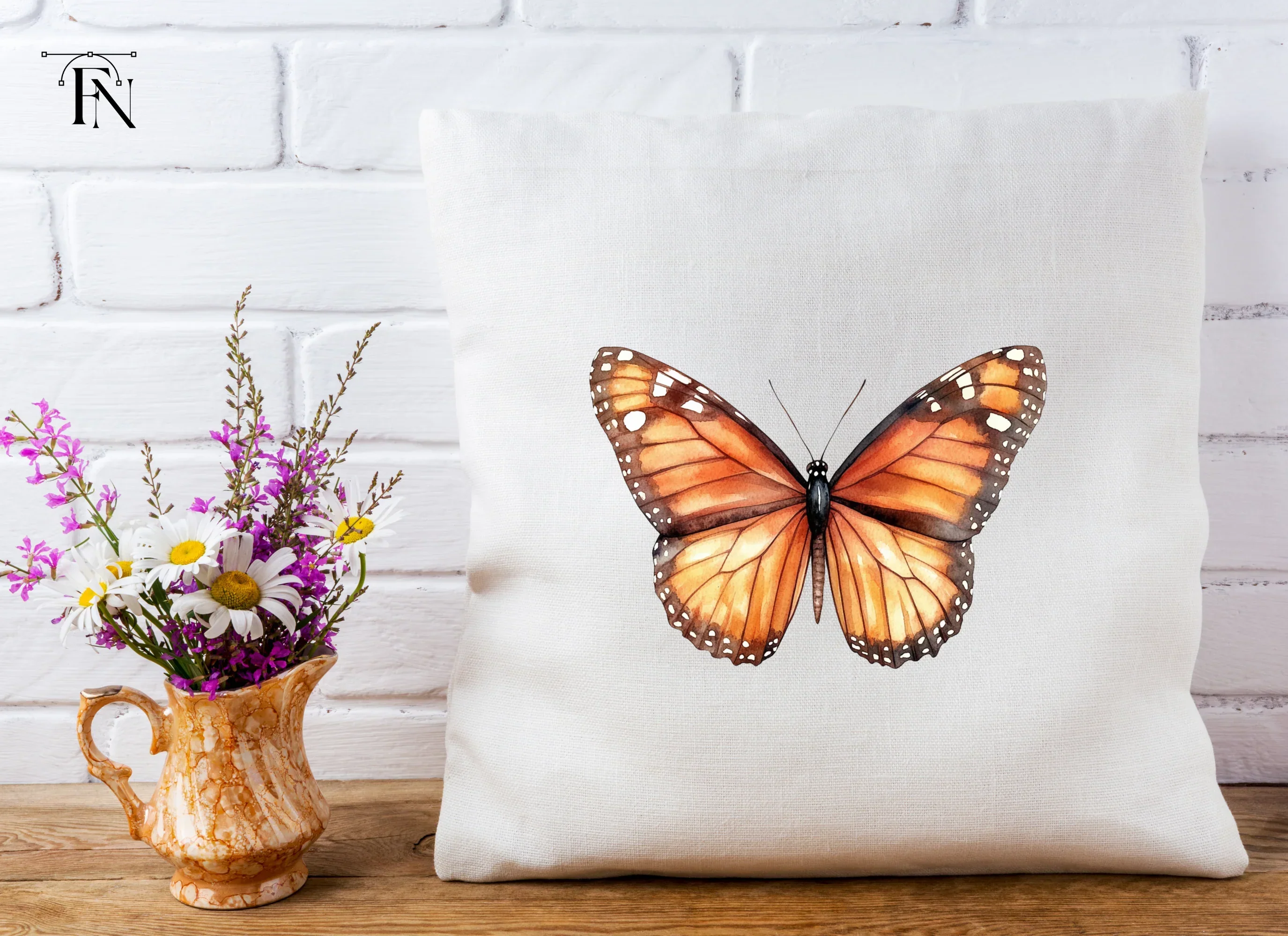 Monarch Butterfly Clipart Bundle - Image 5