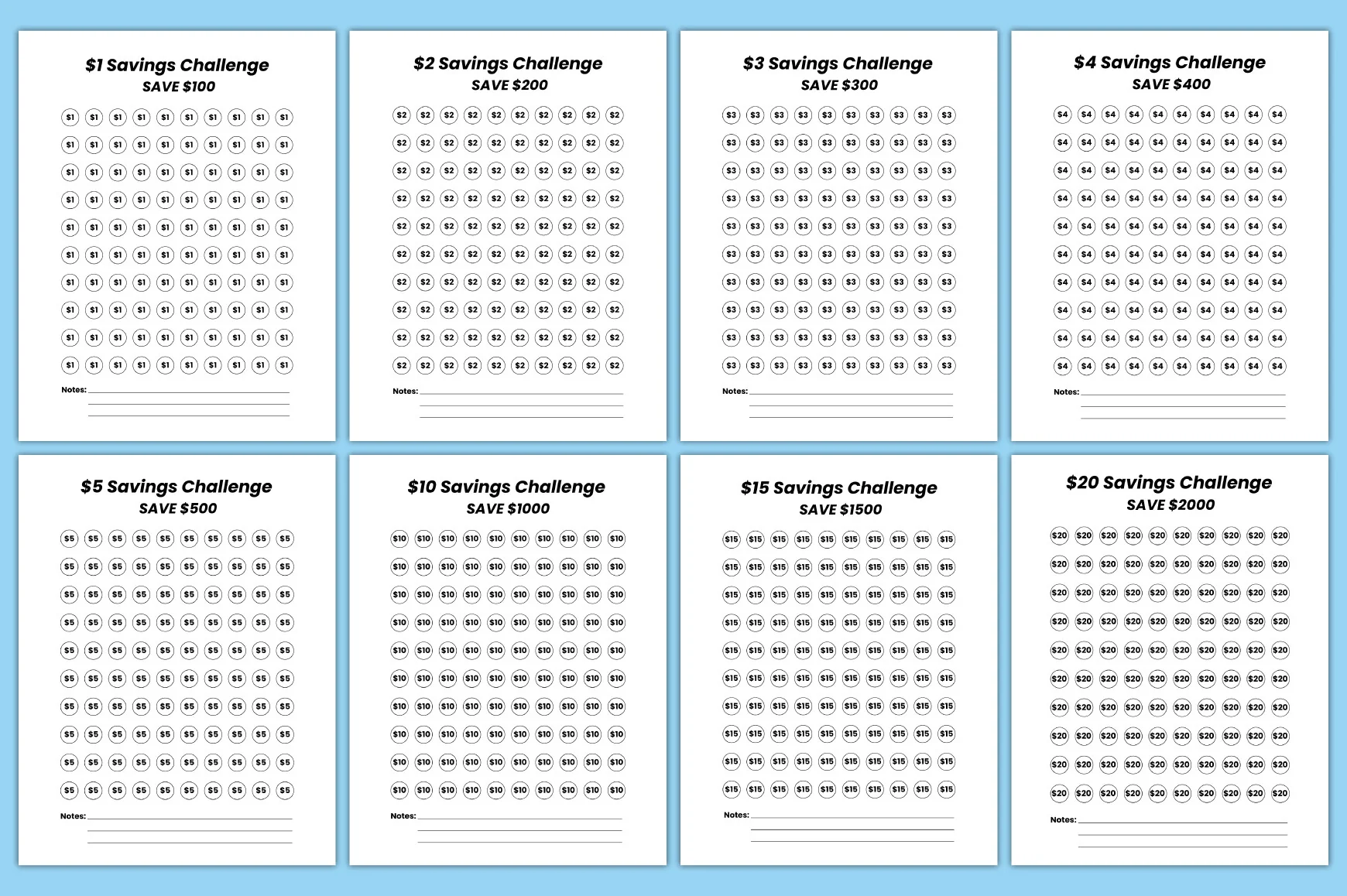 Money Saving Challenge Digital Planner - Image 2