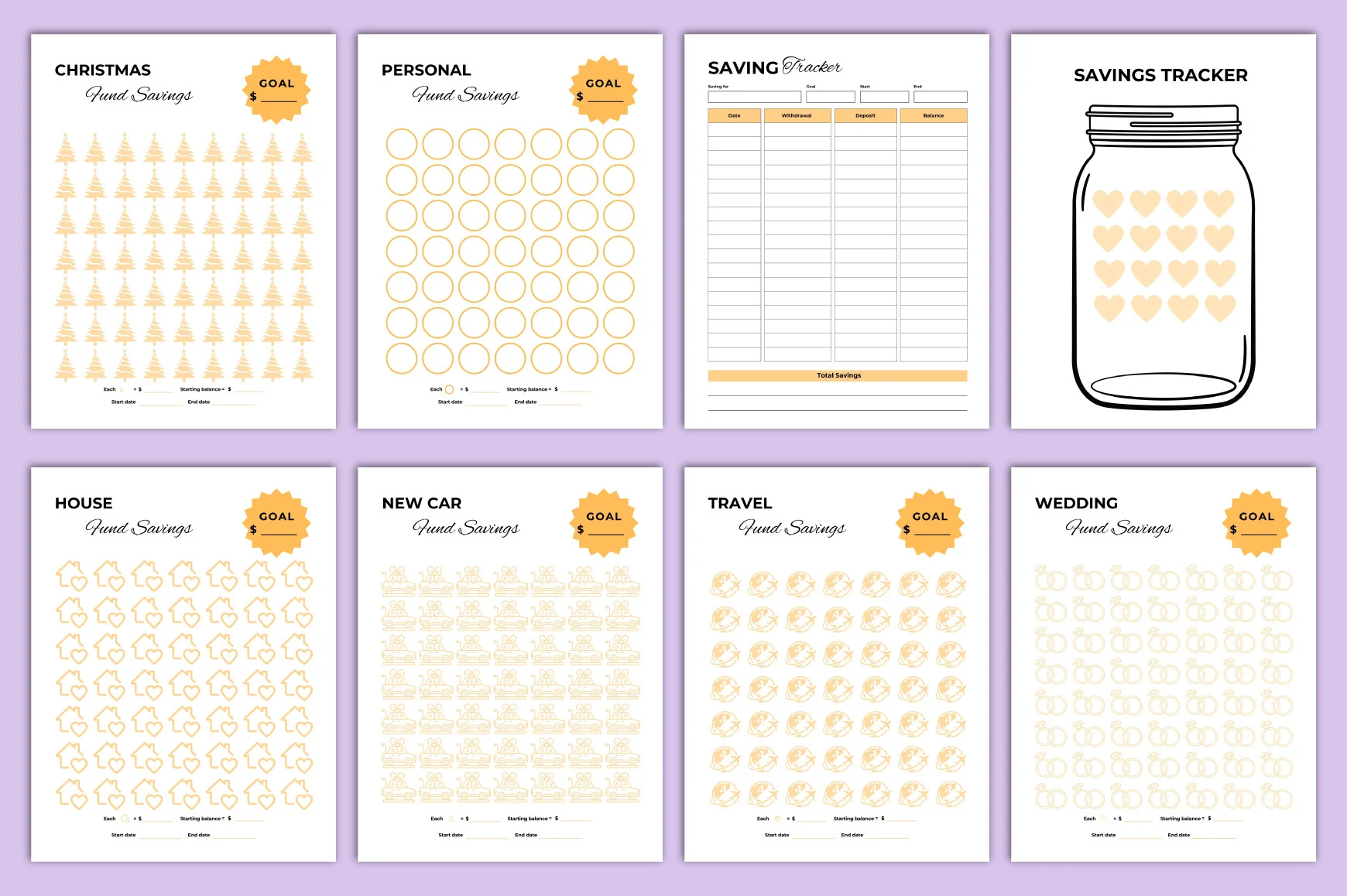 Money Saving Challenge Planner - Image 4