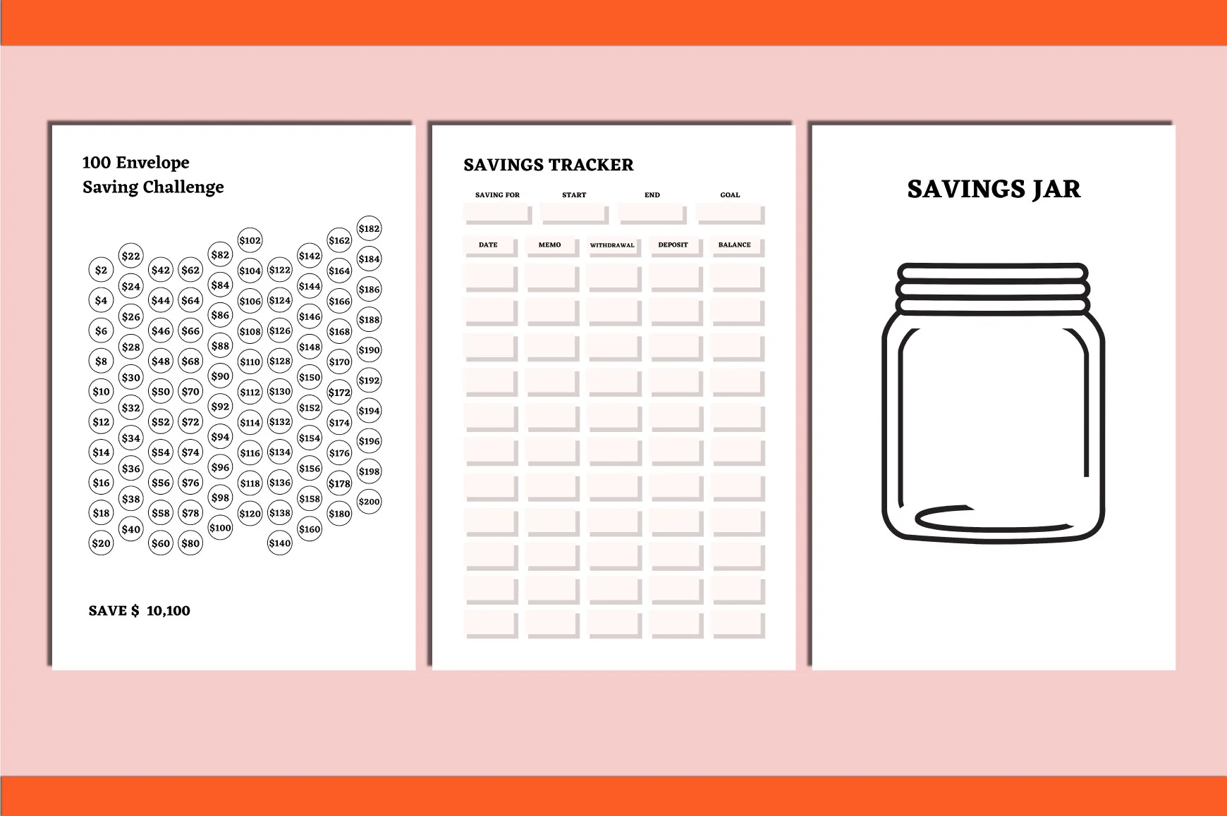 Money Savings Challenges Planner - Image 4