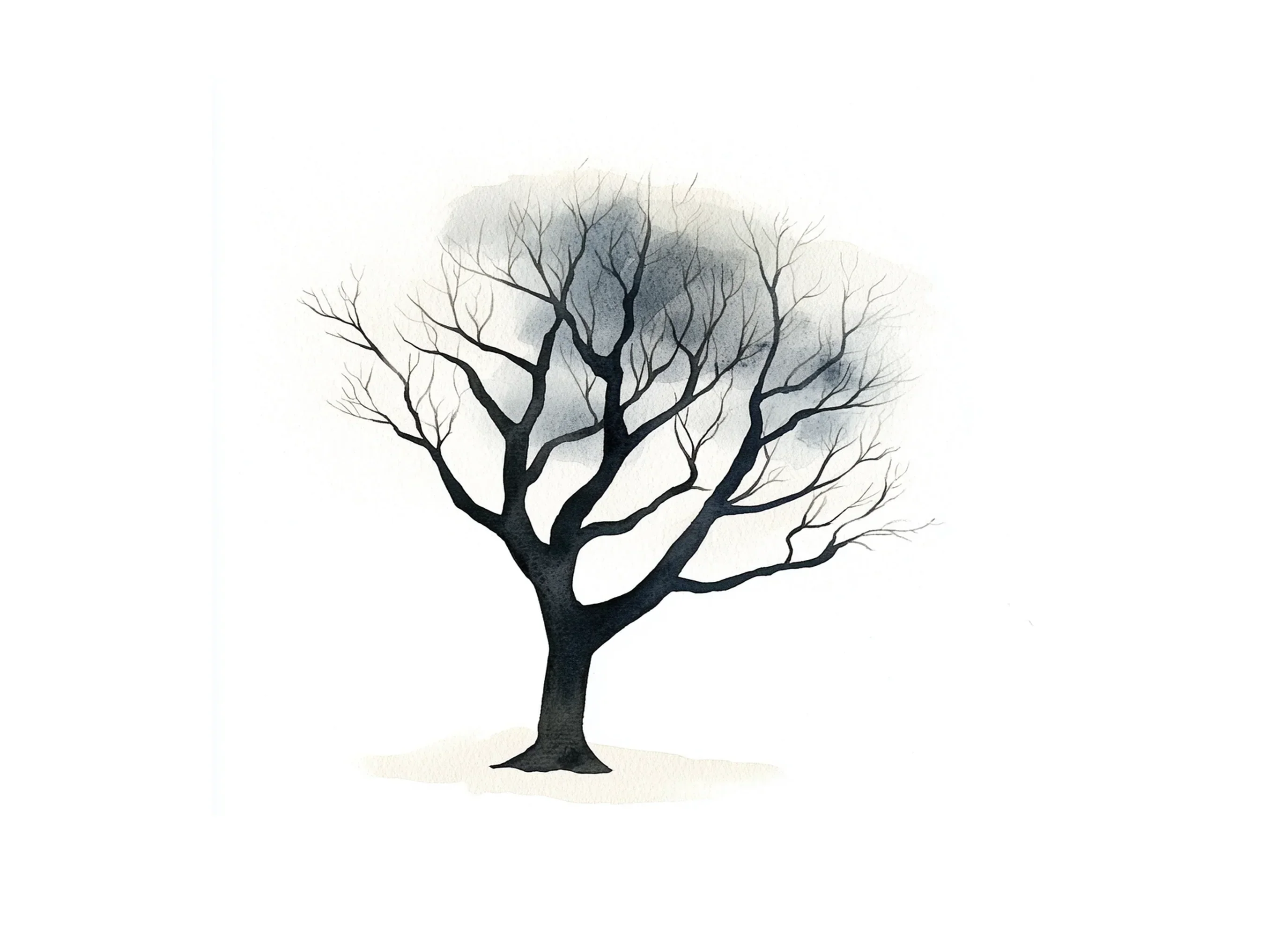 Monochromatic Tree Illustrations Clipart Bundle - Image 2