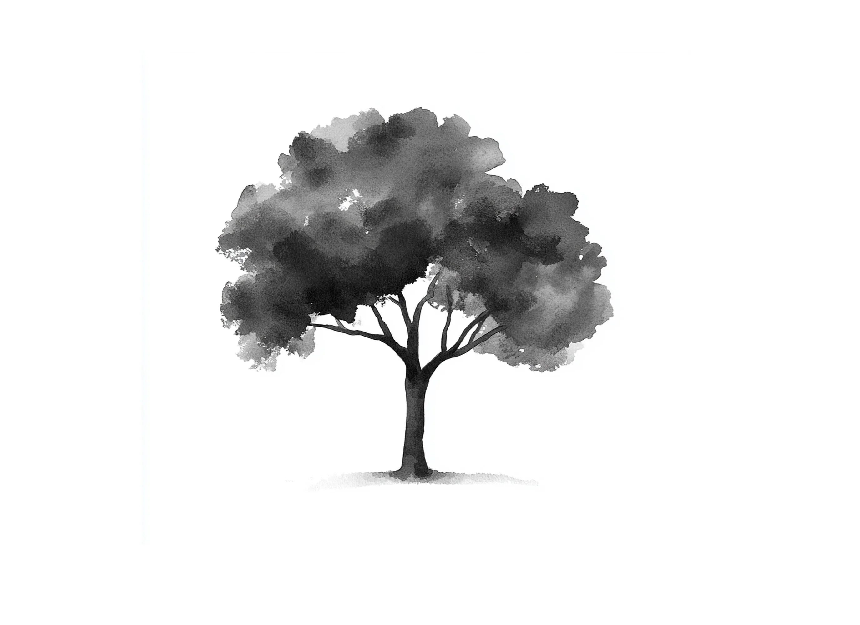 Monochrome Tree Clipart Bundle - Image 2