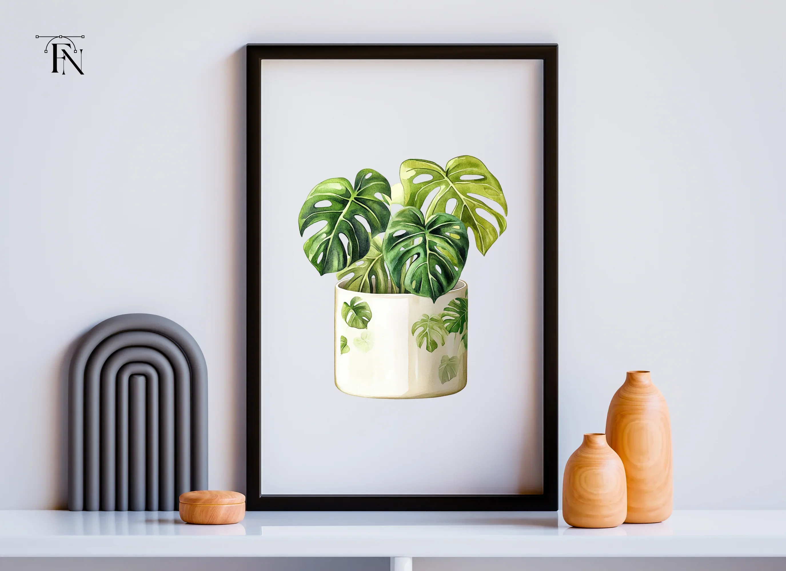 Monstera Plant Clipart Bundle - Image 3