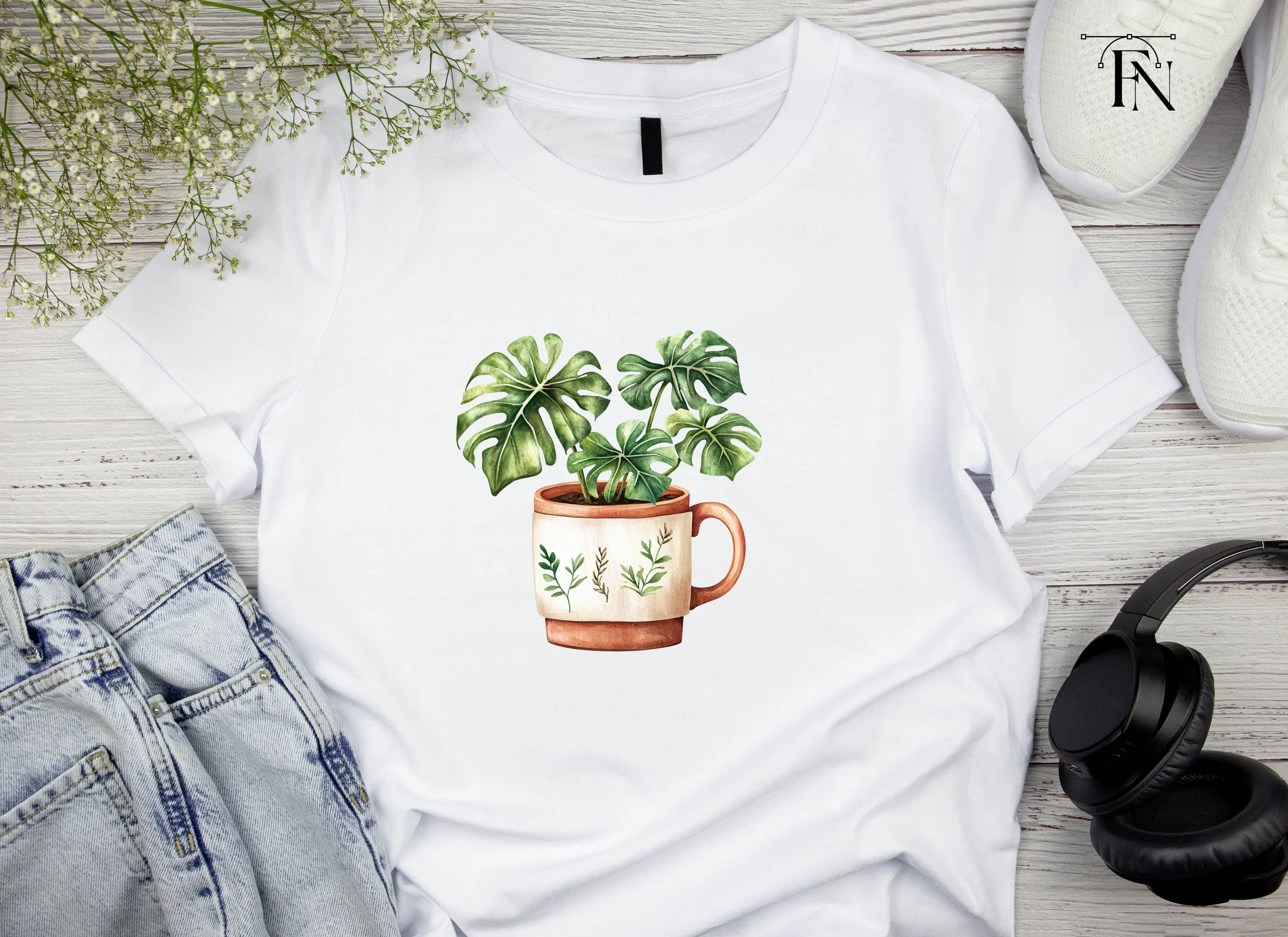 Monstera Plant Clipart Bundle - Image 5
