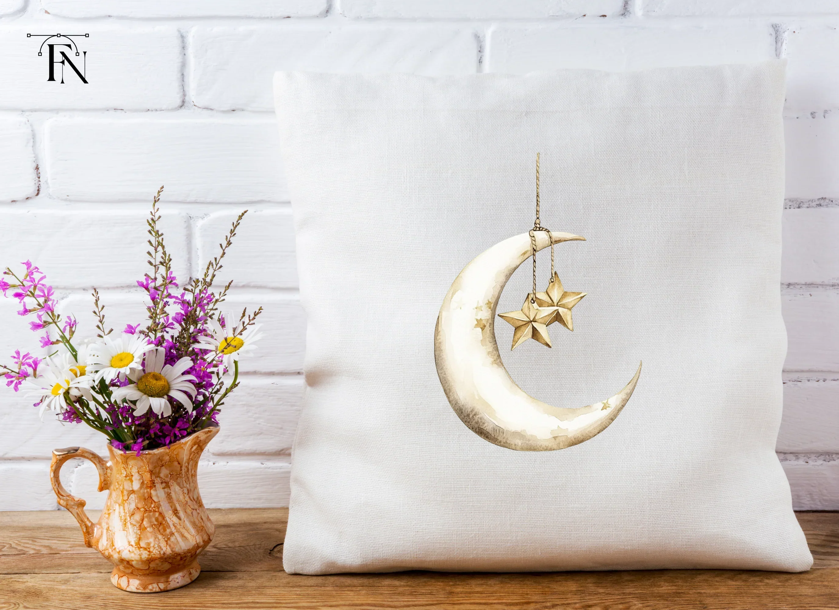 Moon and Stars Clipart Bundle - Image 5