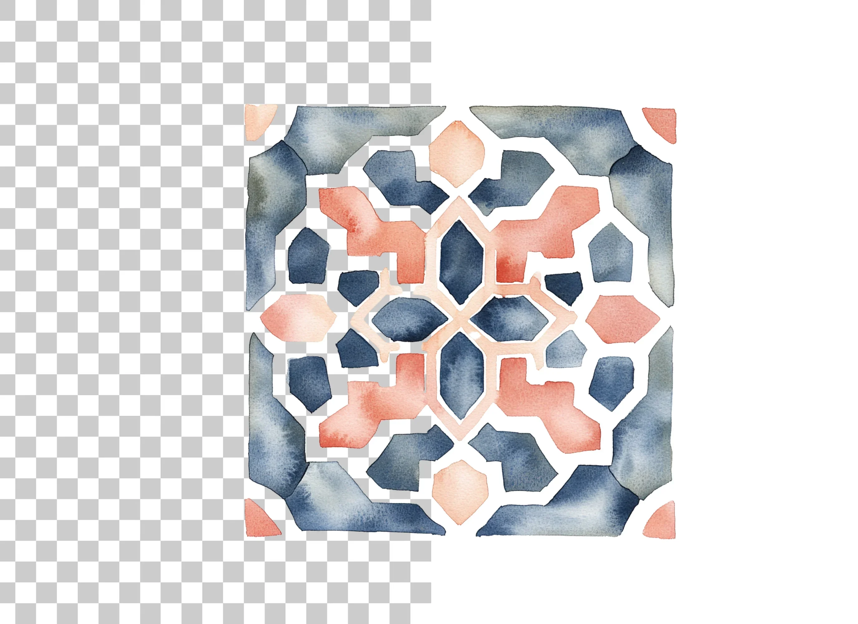 Moroccan Tile Clipart Bundle - Image 6