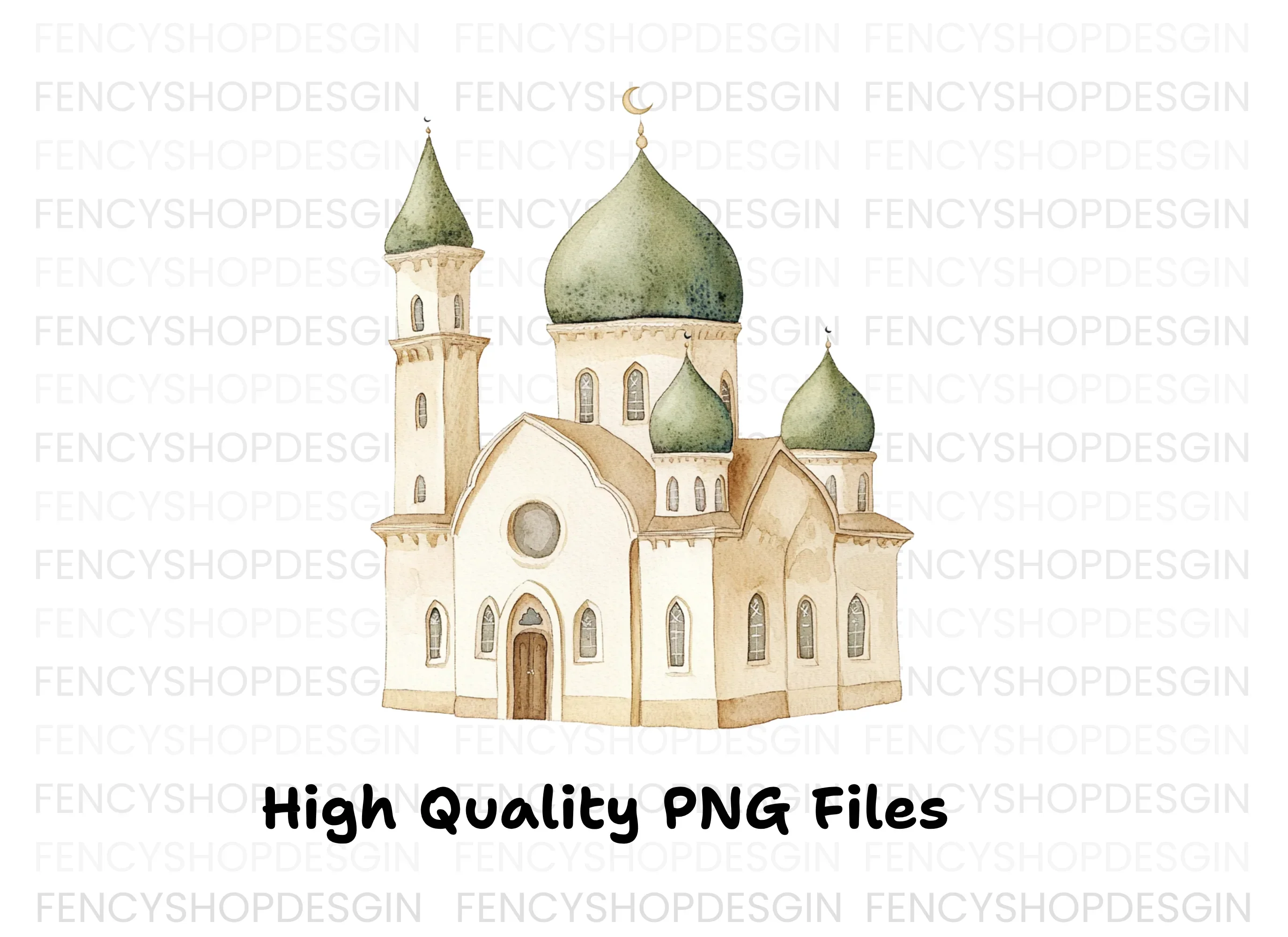 Mosque Clipart Bundle - Image 3