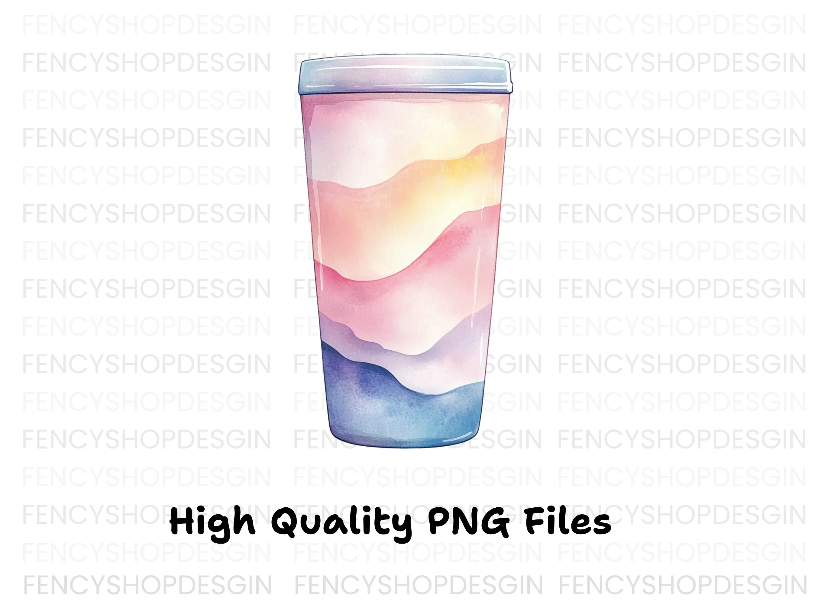 Mountain Layers Tumbler Clipart Bundle - Image 3