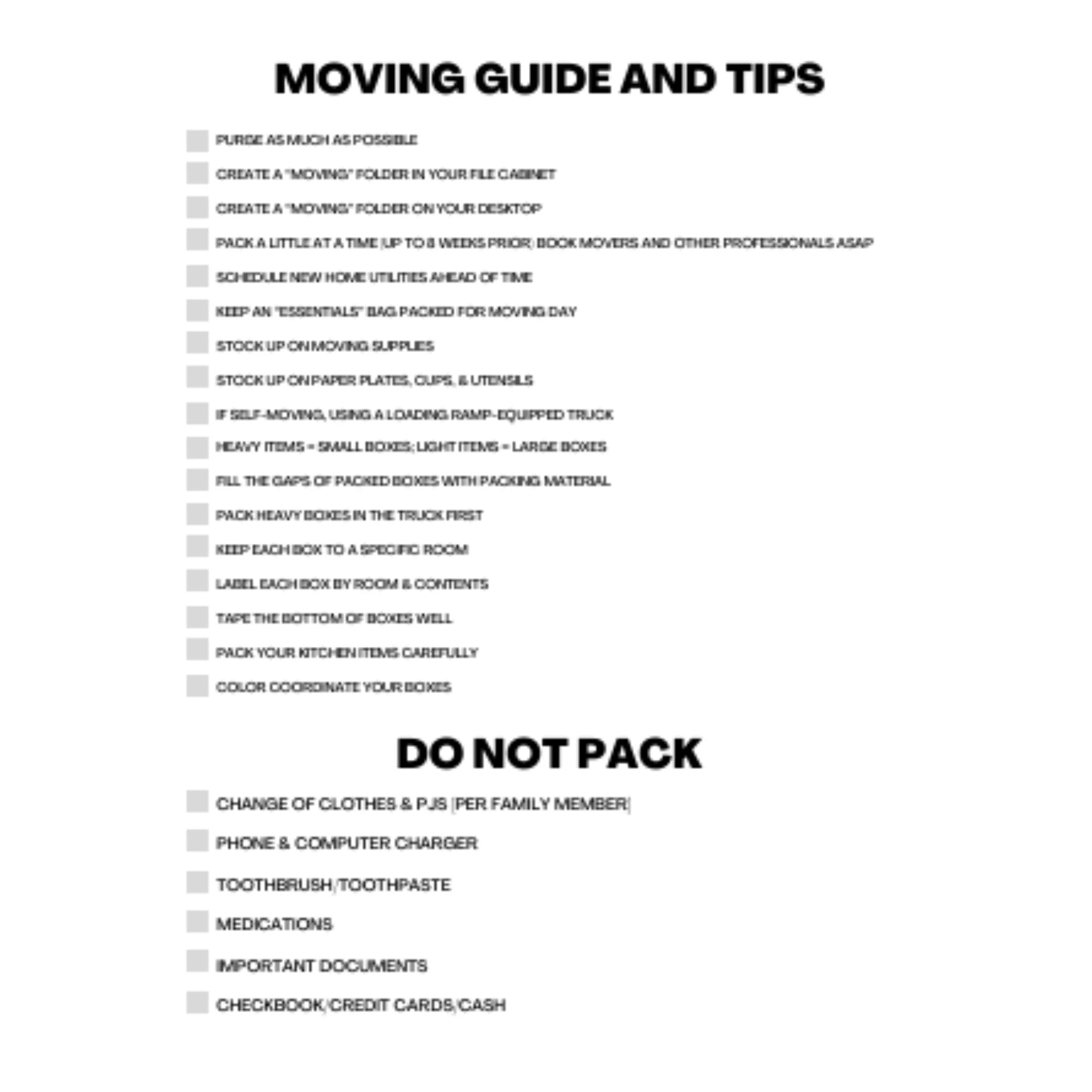 Moving Planner Bundle - Image 2