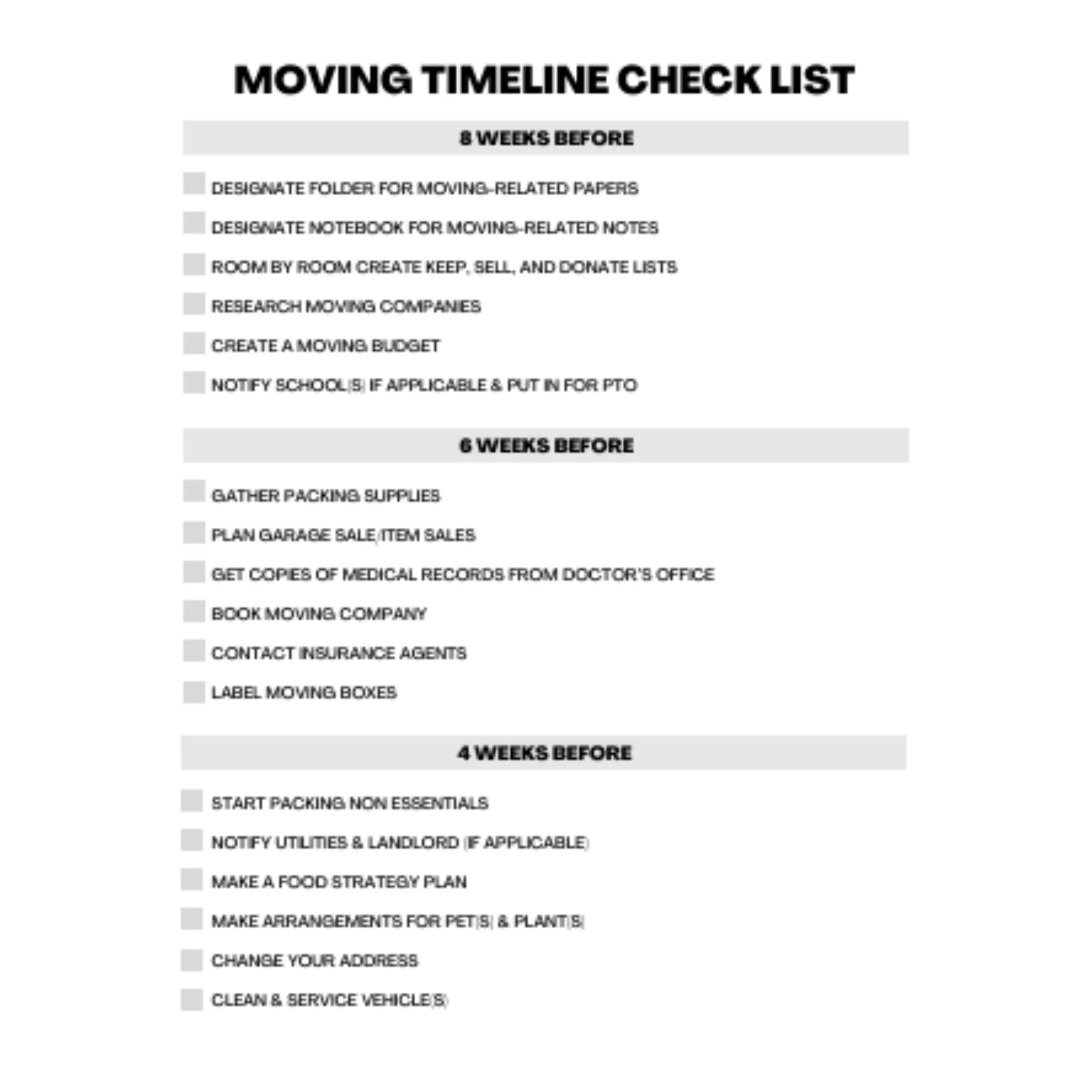Moving Planner Bundle - Image 3