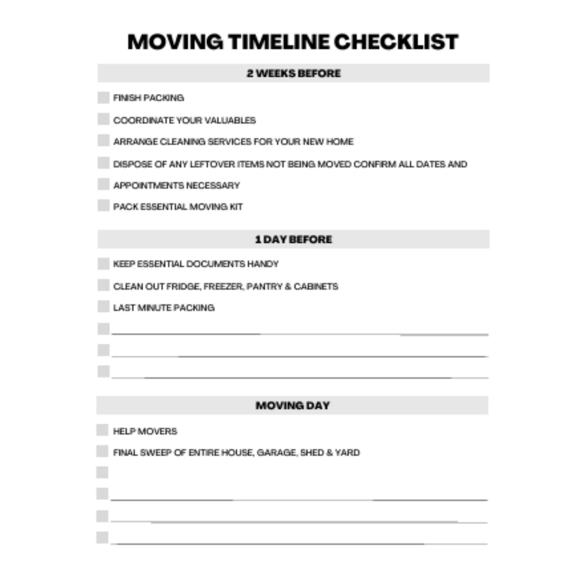 Moving Planner Bundle - Image 4